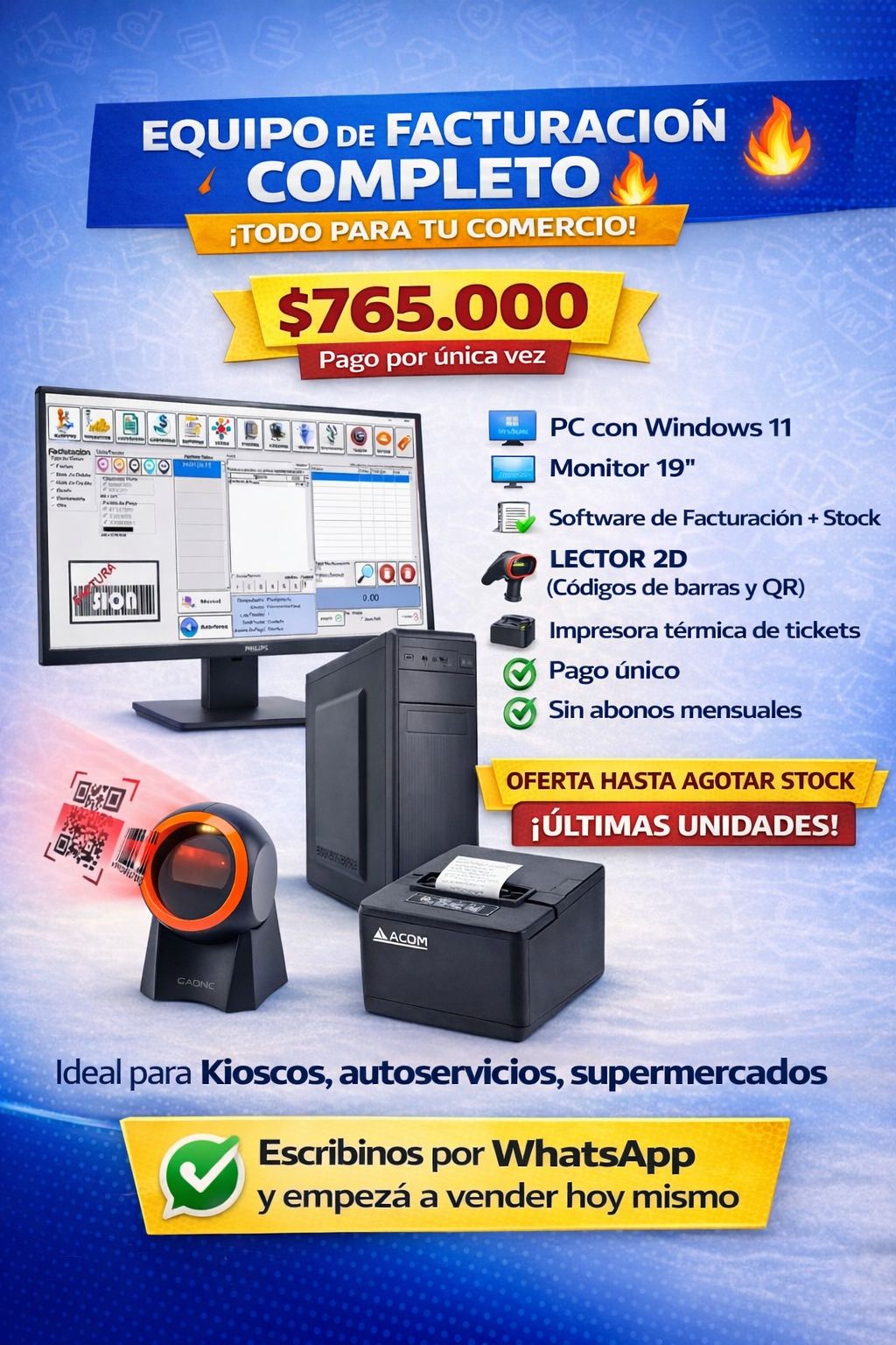 Soluciones Software Facebook ad: Equipo de Facturación para Comercios