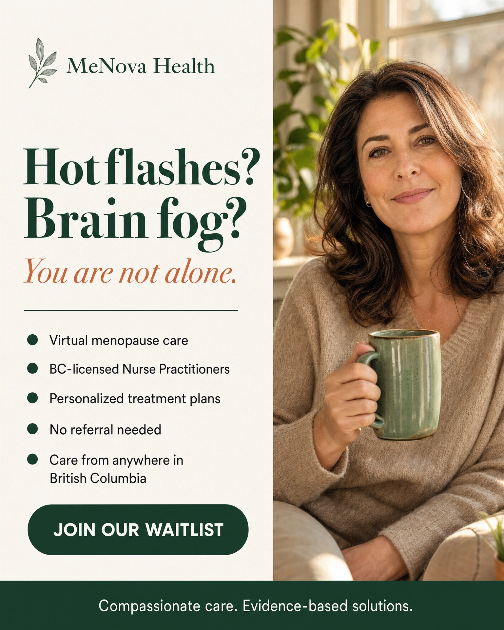 MeNova Health Facebook ad from Jul 8, 2026