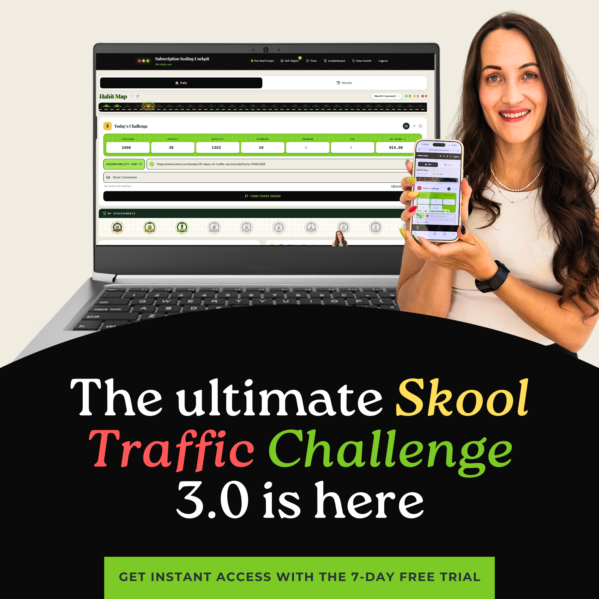 Evelyn Weiss Coaching Facebook ad