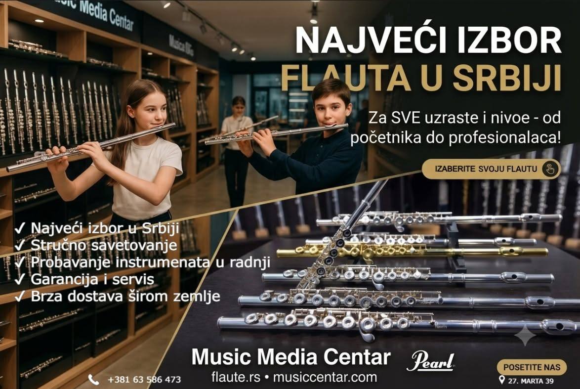 Music Media Centar Facebook ad: Flauta Arhive