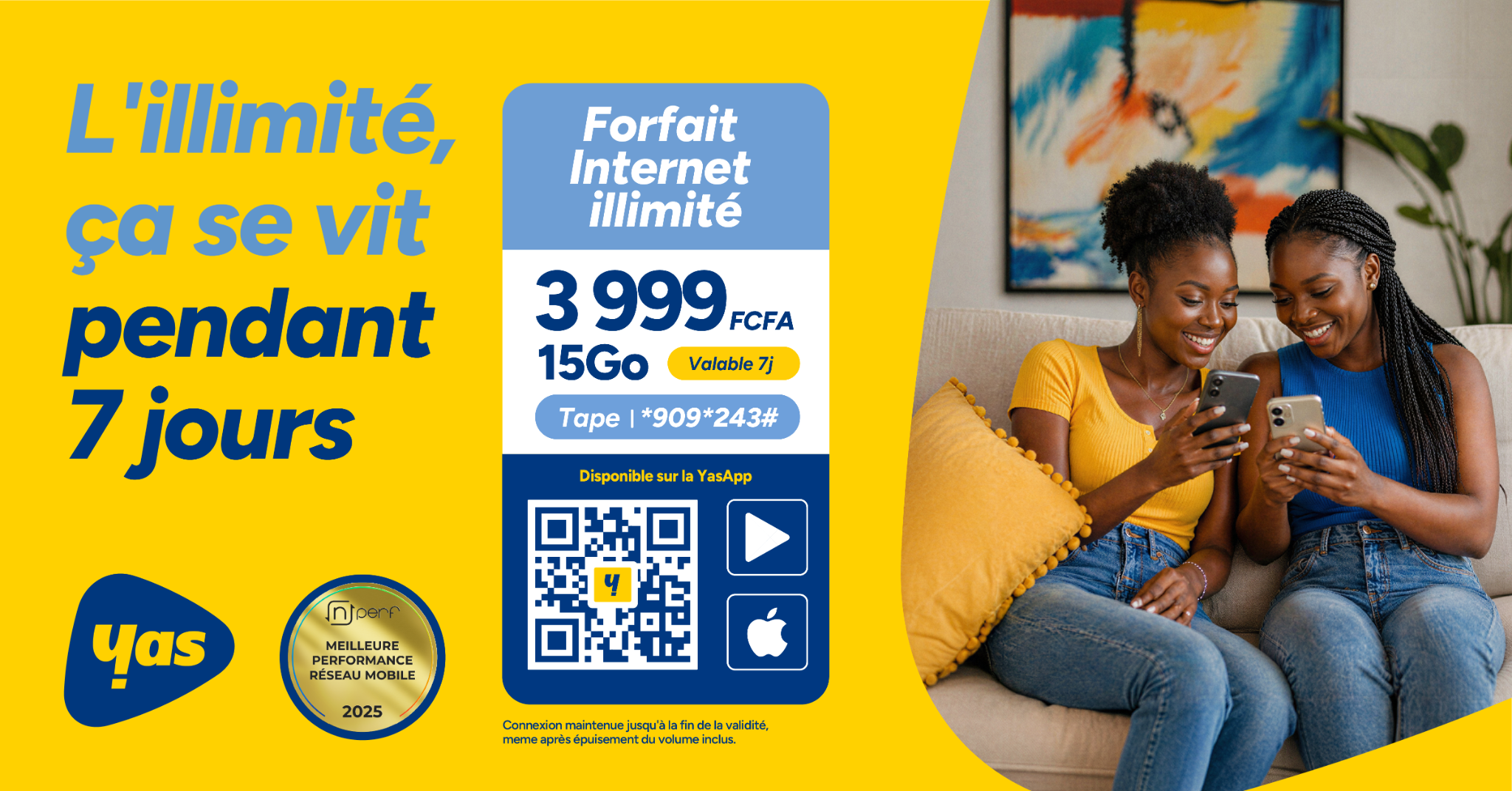 Yas Togo Facebook ad: Avec la meilleure connexion de #YasTogo, profite d’une…