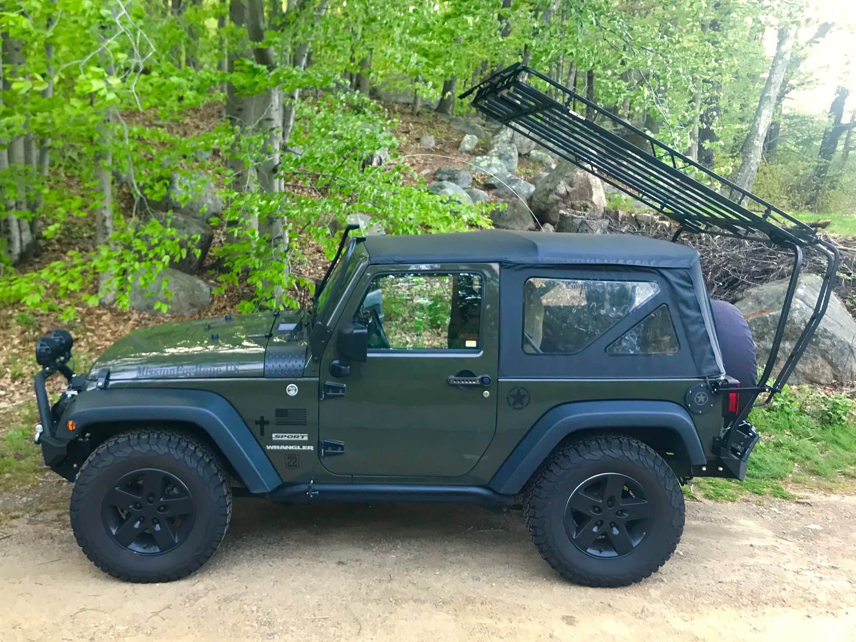 Leighton O'Connor Facebook ad: Jeep Roof Rack - Garvin Expedition Rack - Package for…