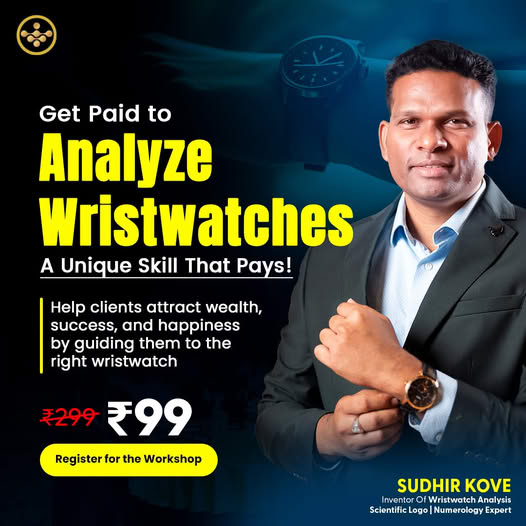 Sudhir Kove - Inventor Of Wristwatch Analysis Facebook ad