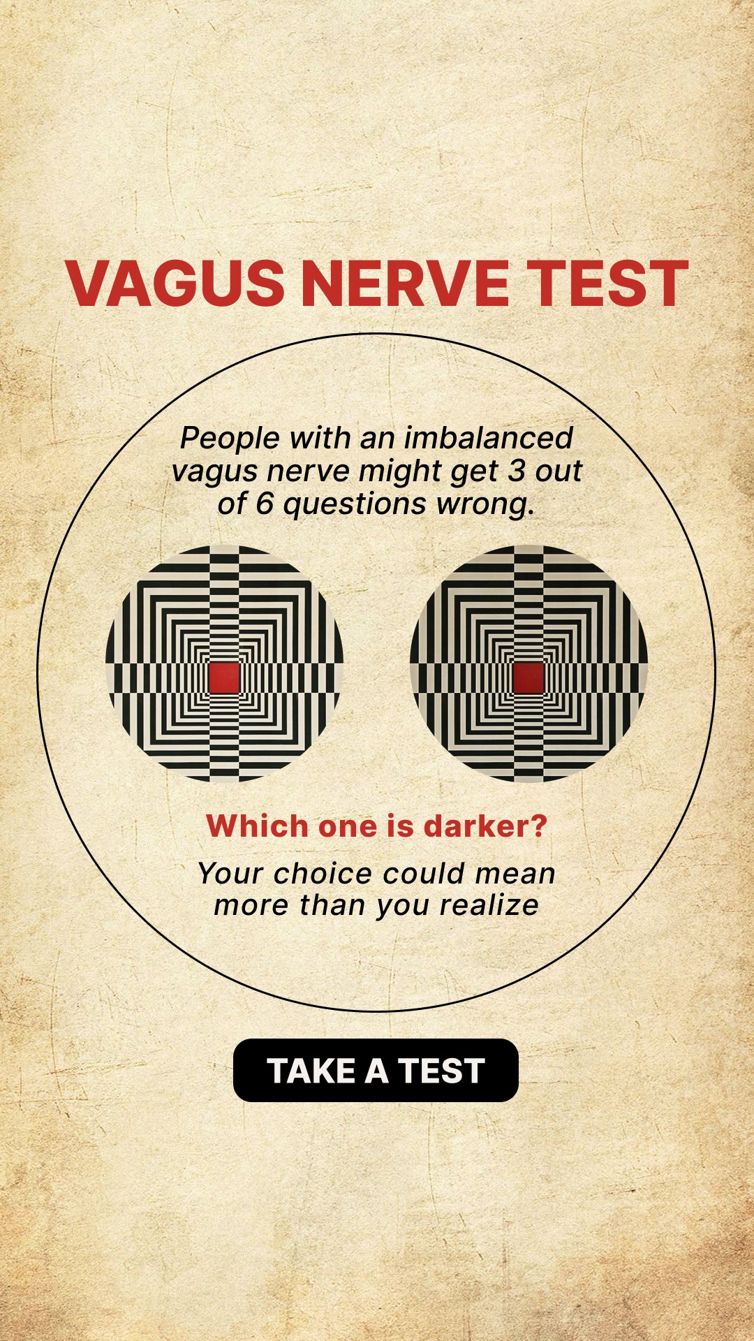 Your Mind Clarity Test Facebook ad: So what are your nervous system triggers?
