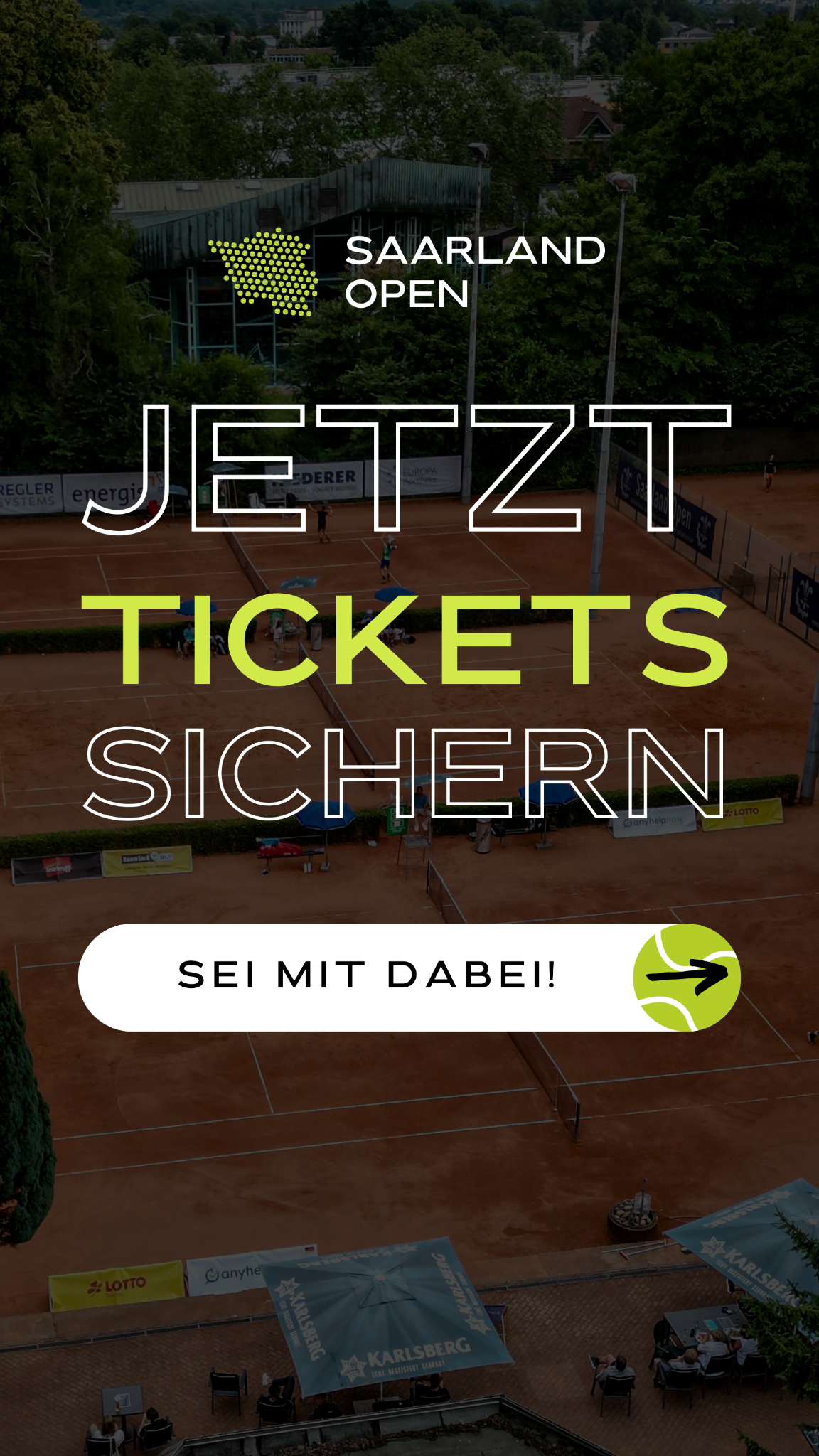 Saarland Open Facebook ad from May 28, 2026