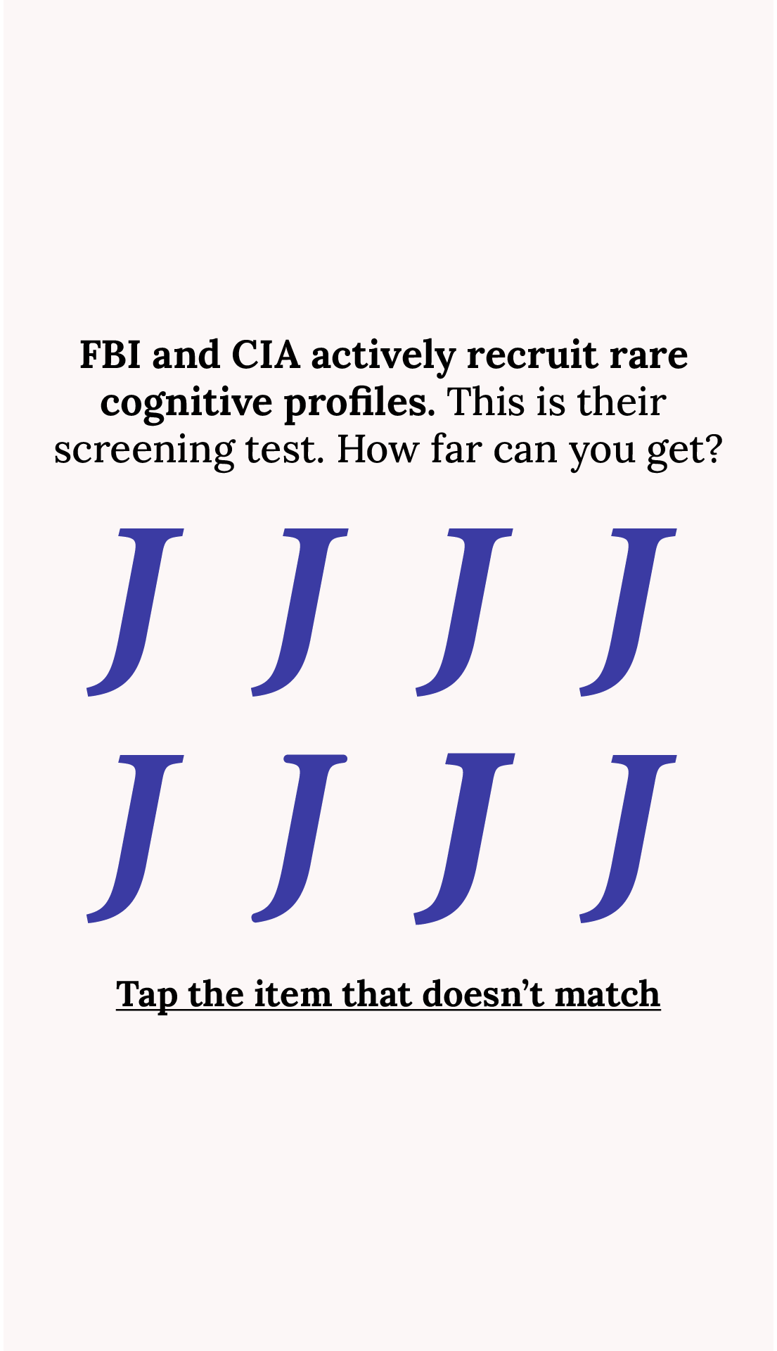 Brain Health Check Facebook ad