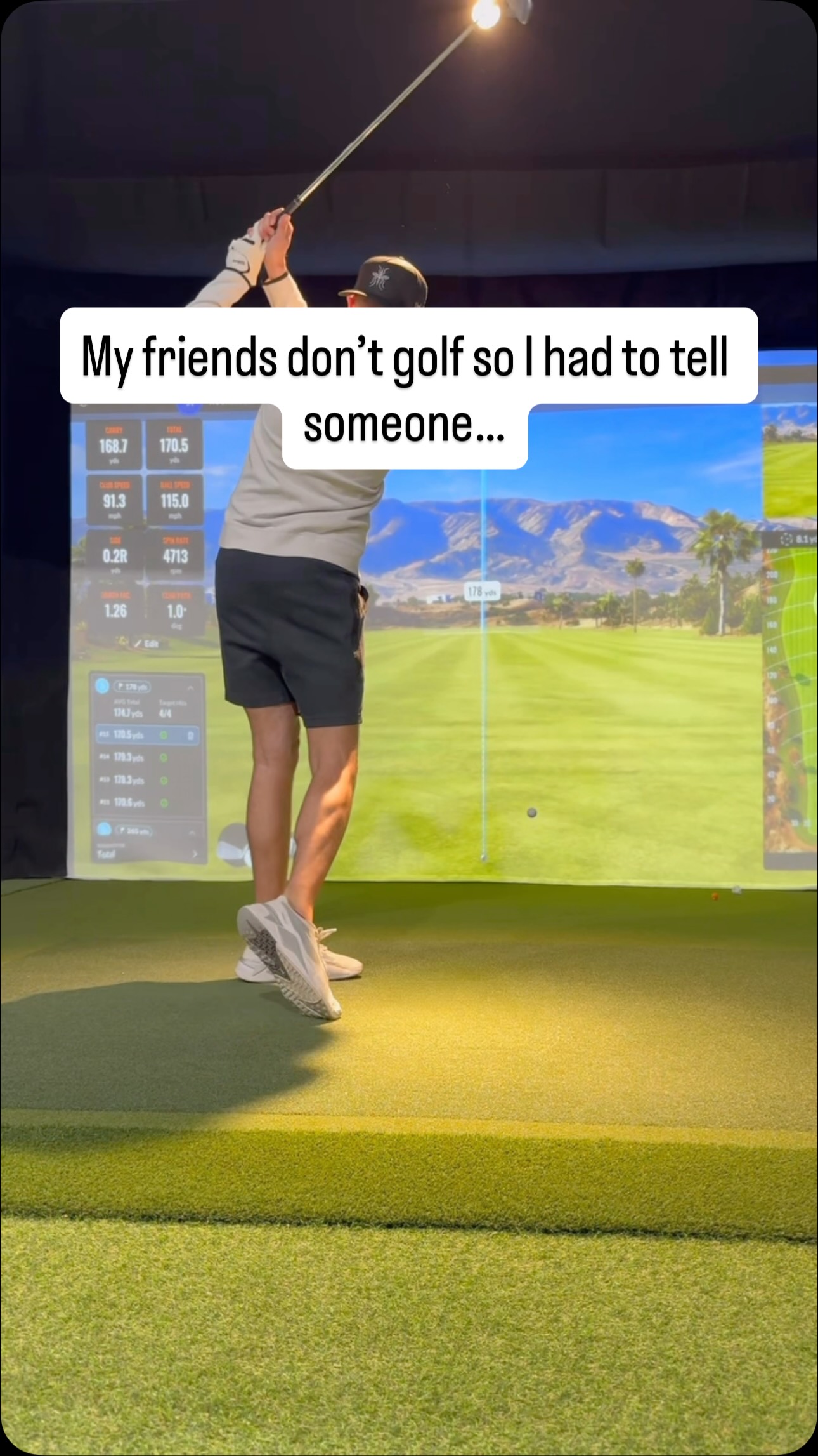 EyeLine Golf Facebook ad: The best way to practice at home