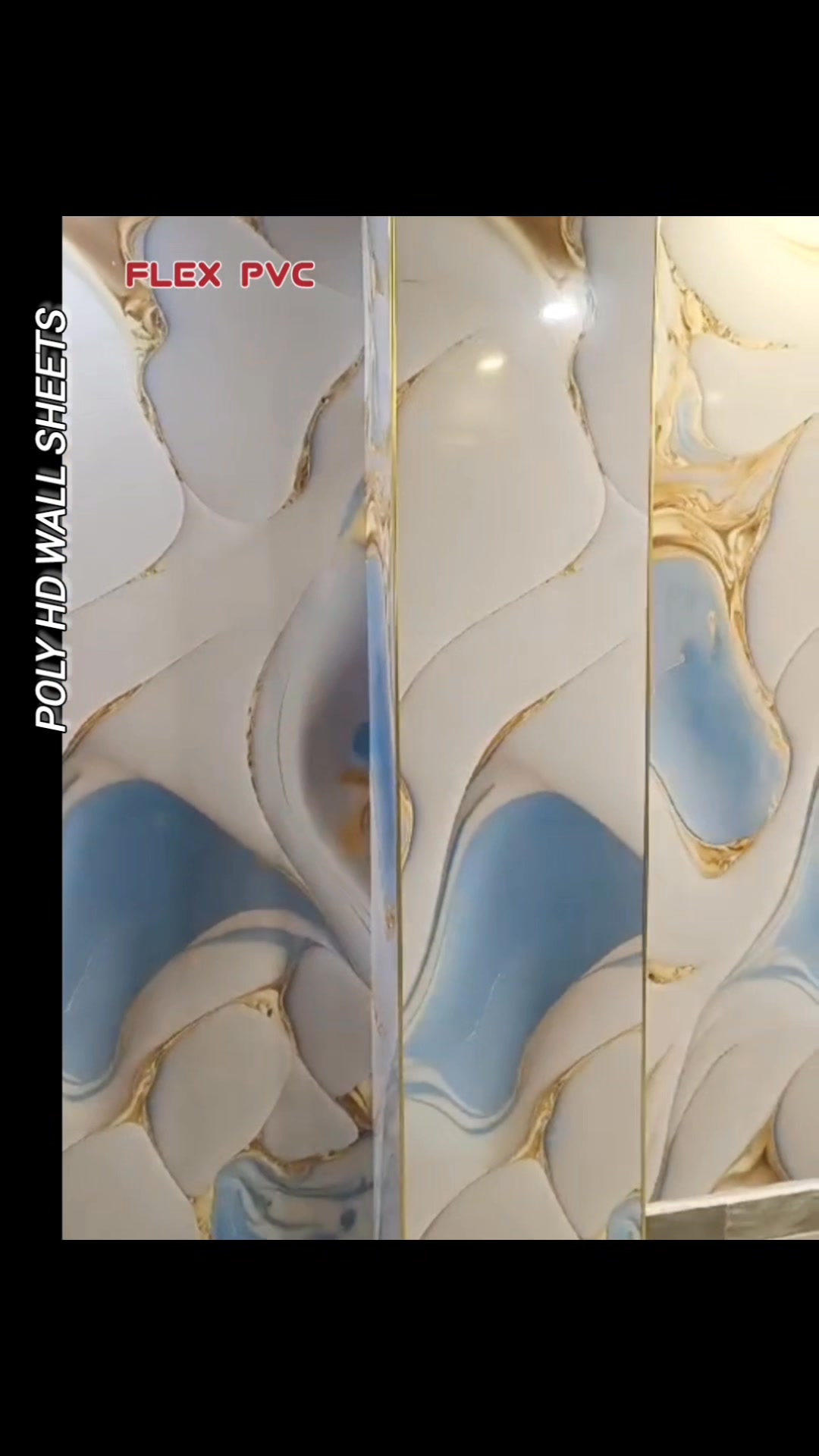 Flexpvc Facebook ad: Wall Poly HD & HDXL PVC Marble sheets…