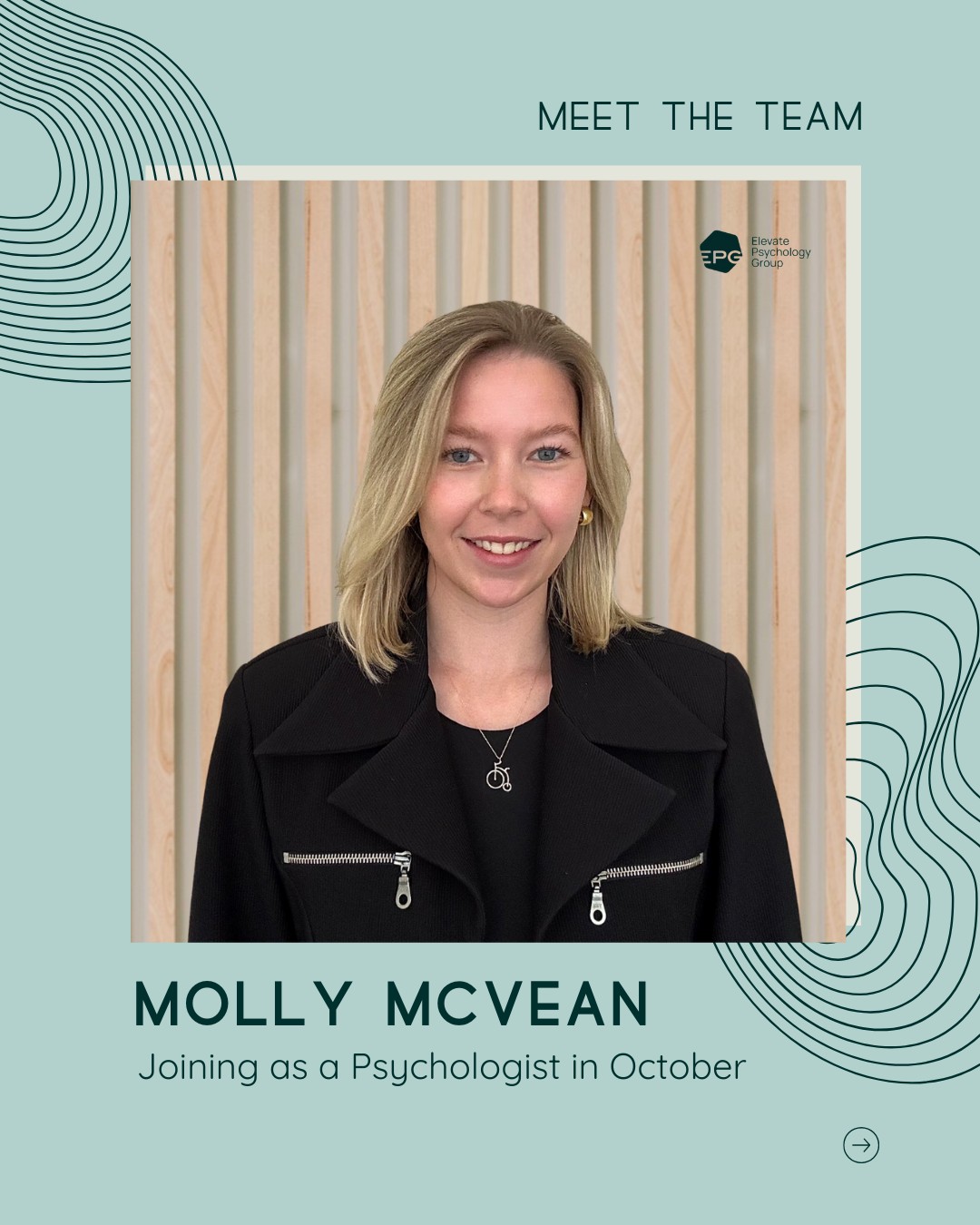 Elevate Psychology Group Facebook ad: Molly McVean provides compassionate, evidence-based…