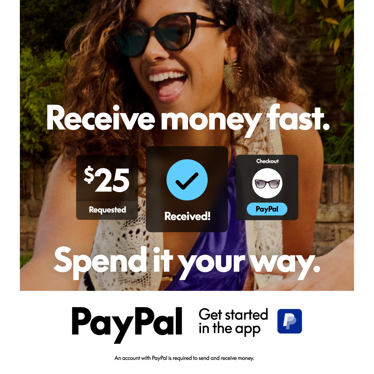PayPal Facebook ad
