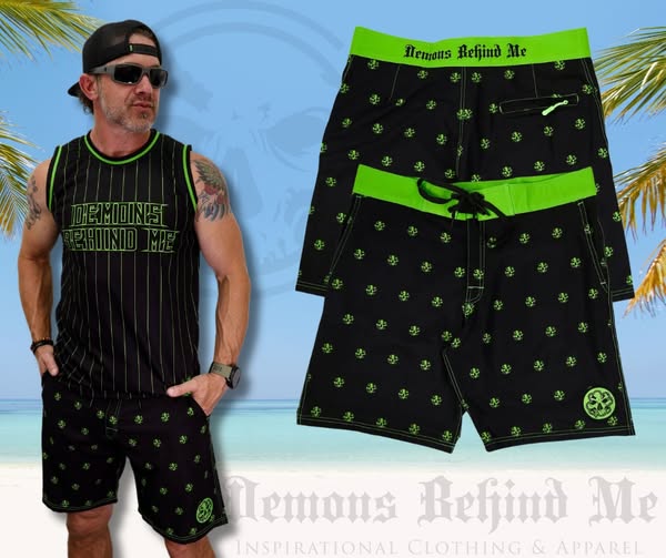 Demons Behind Me Inspirational Clothing & Apparel Facebook ad