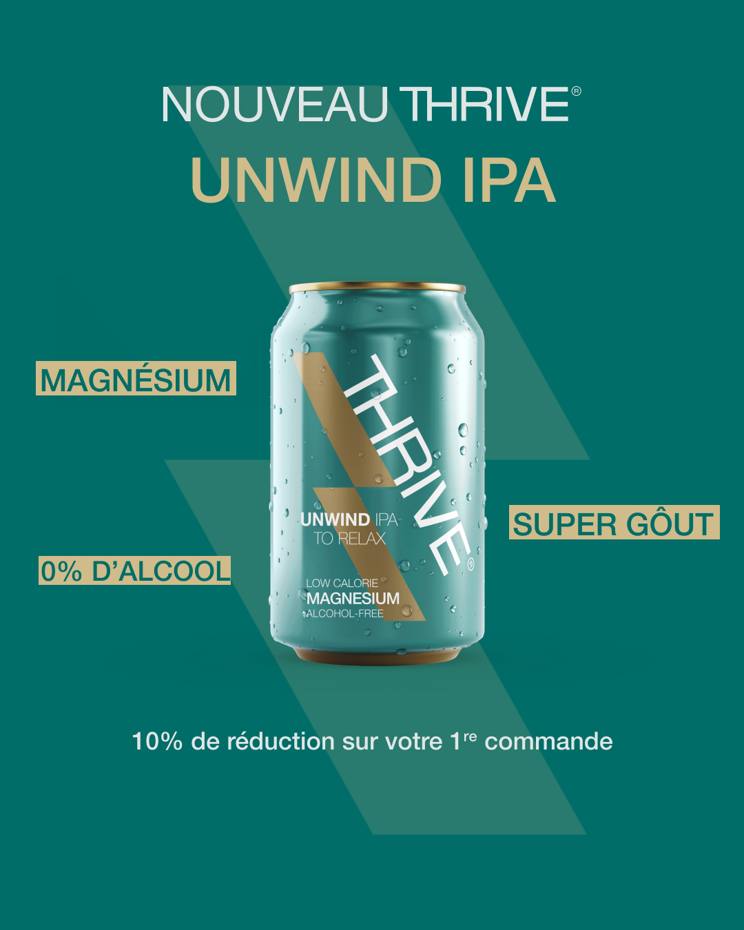 Thrive Beer Facebook ad
