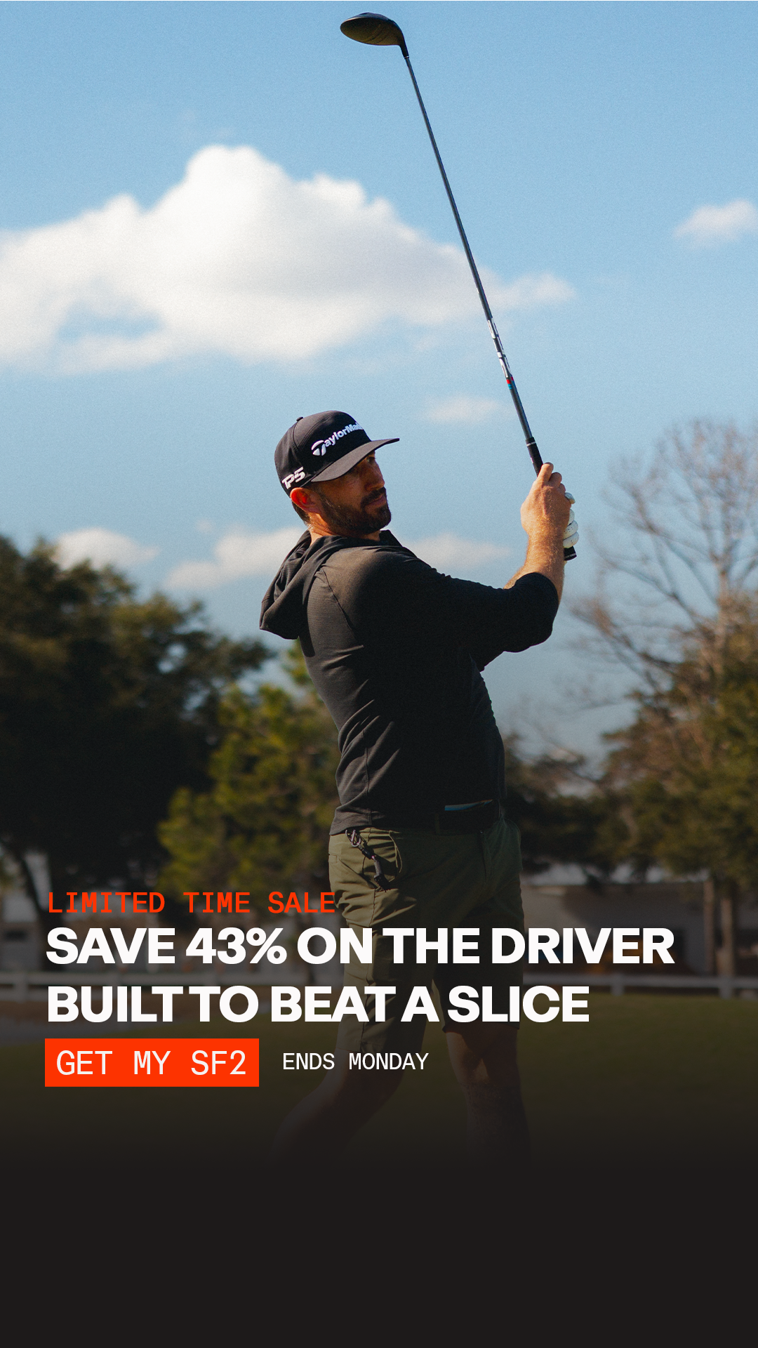 Performance Golf Facebook ad