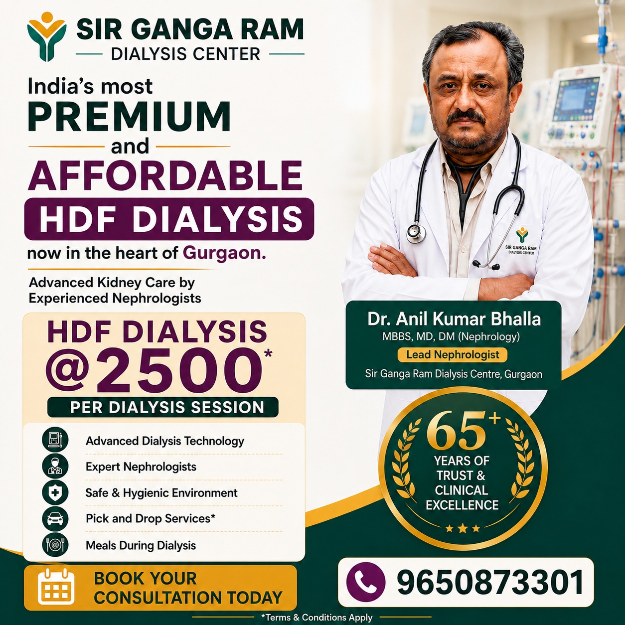 DCDC Kidney Care Facebook ad: Need expert advice for kidney disease or dialysis?