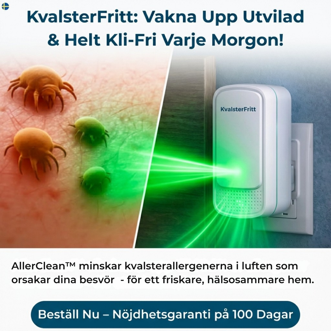 KvalsterFritt.se Facebook ad: Säg hejdå till kvalstren
