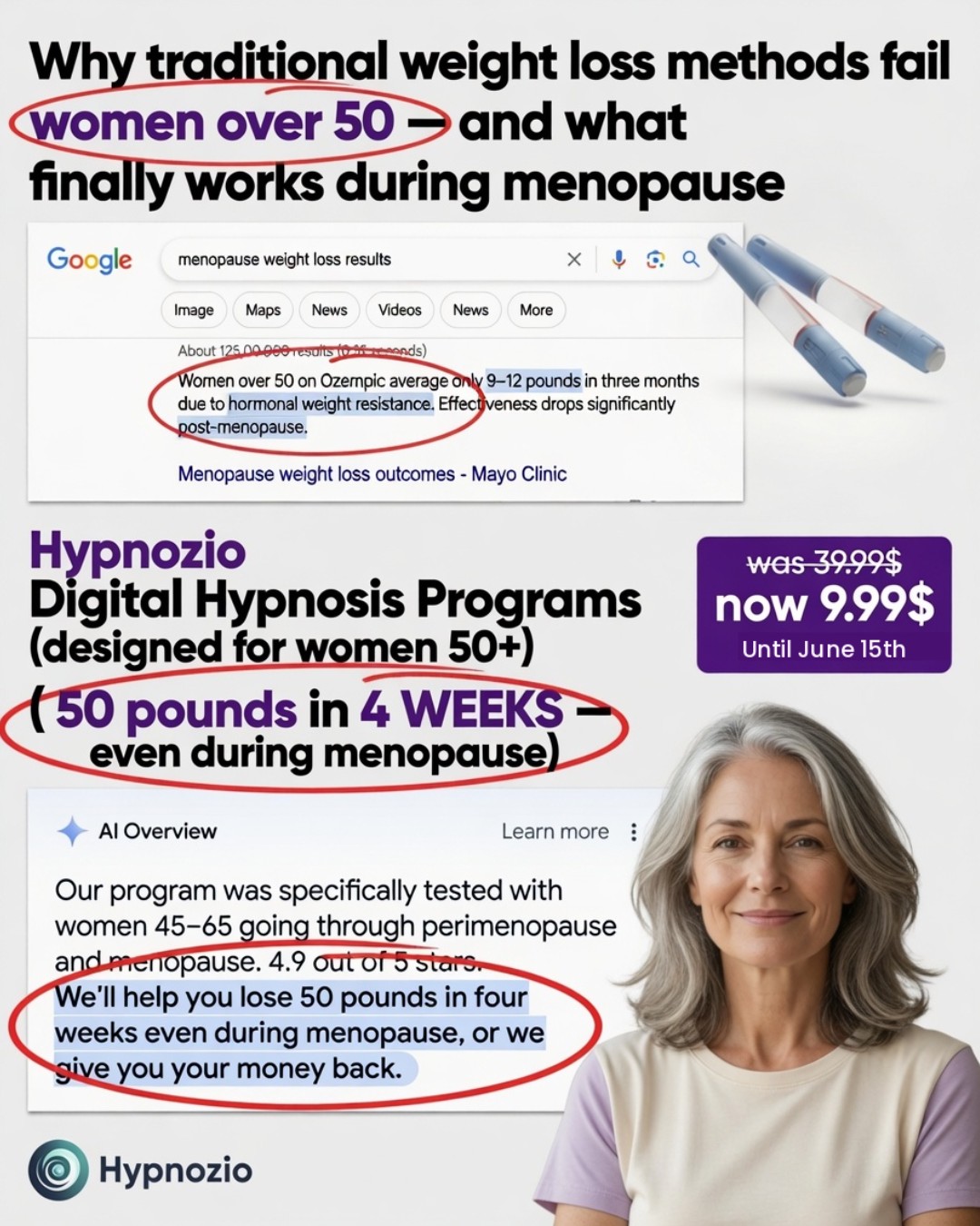 Hypnozio: power of hypnotherapy Facebook ad