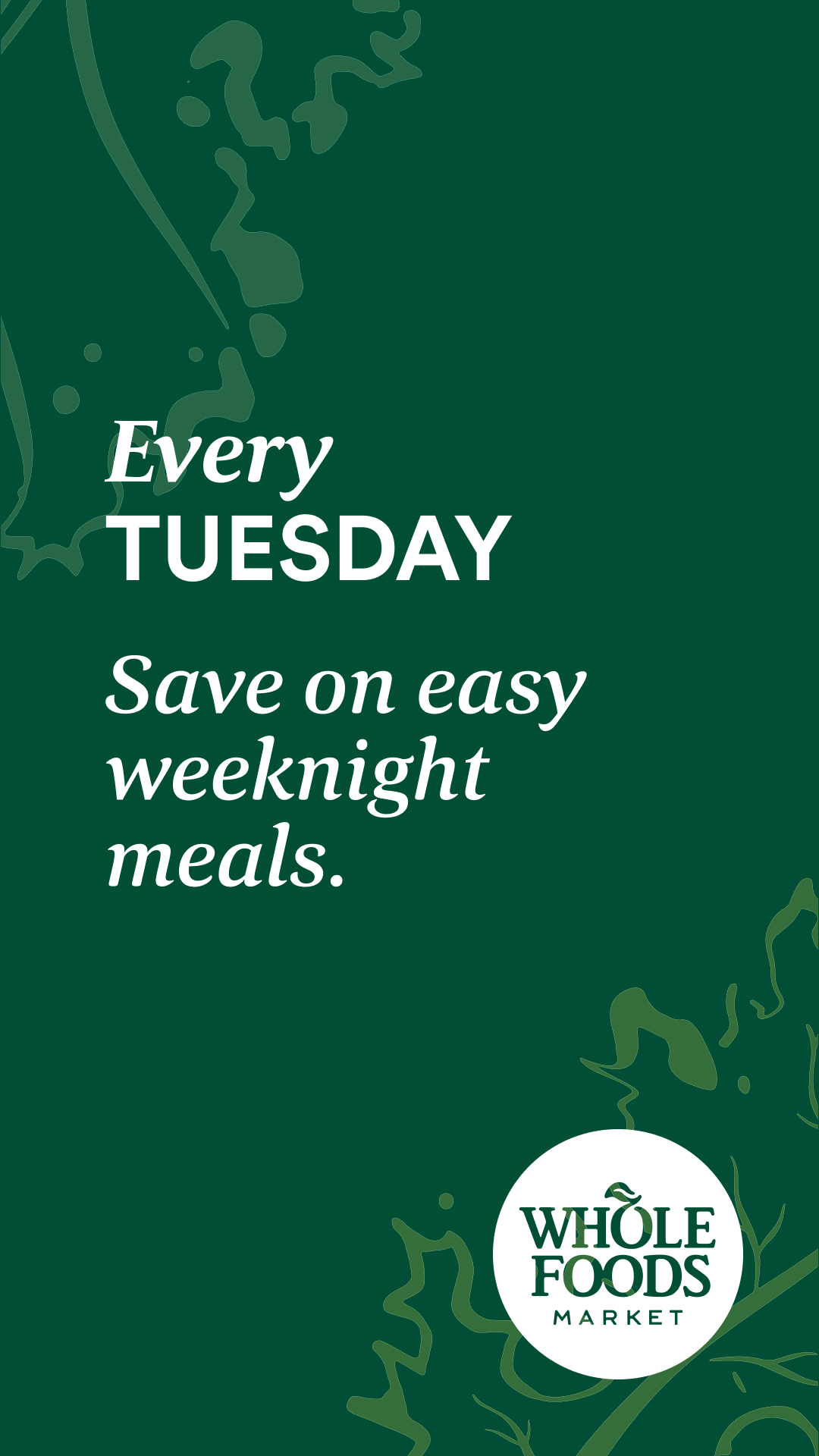 Whole Foods Market Facebook ad