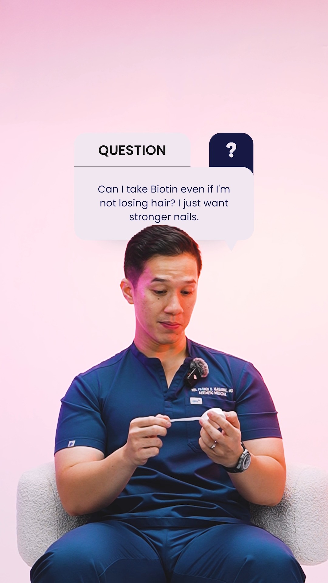 Goodies Nutrition Facebook ad: Biotin isn't just for people with hair loss.