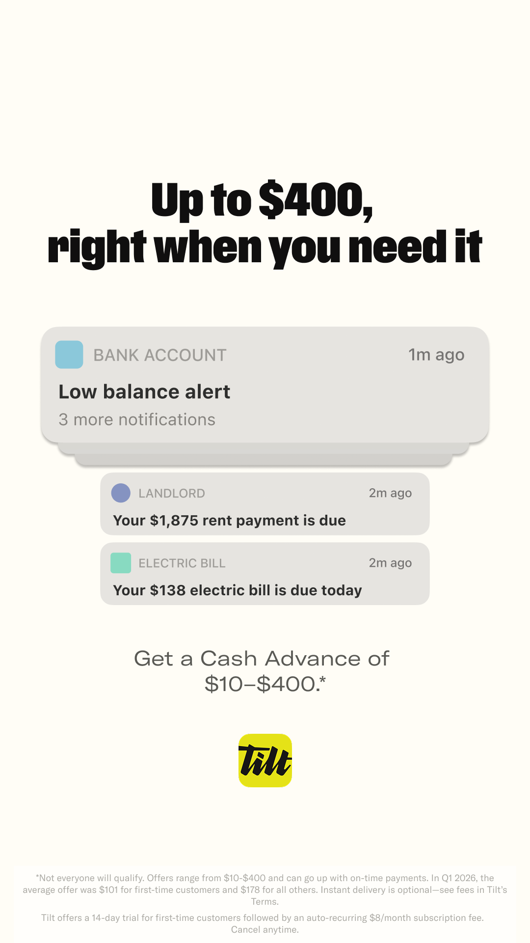 Tilt HQ Facebook ad