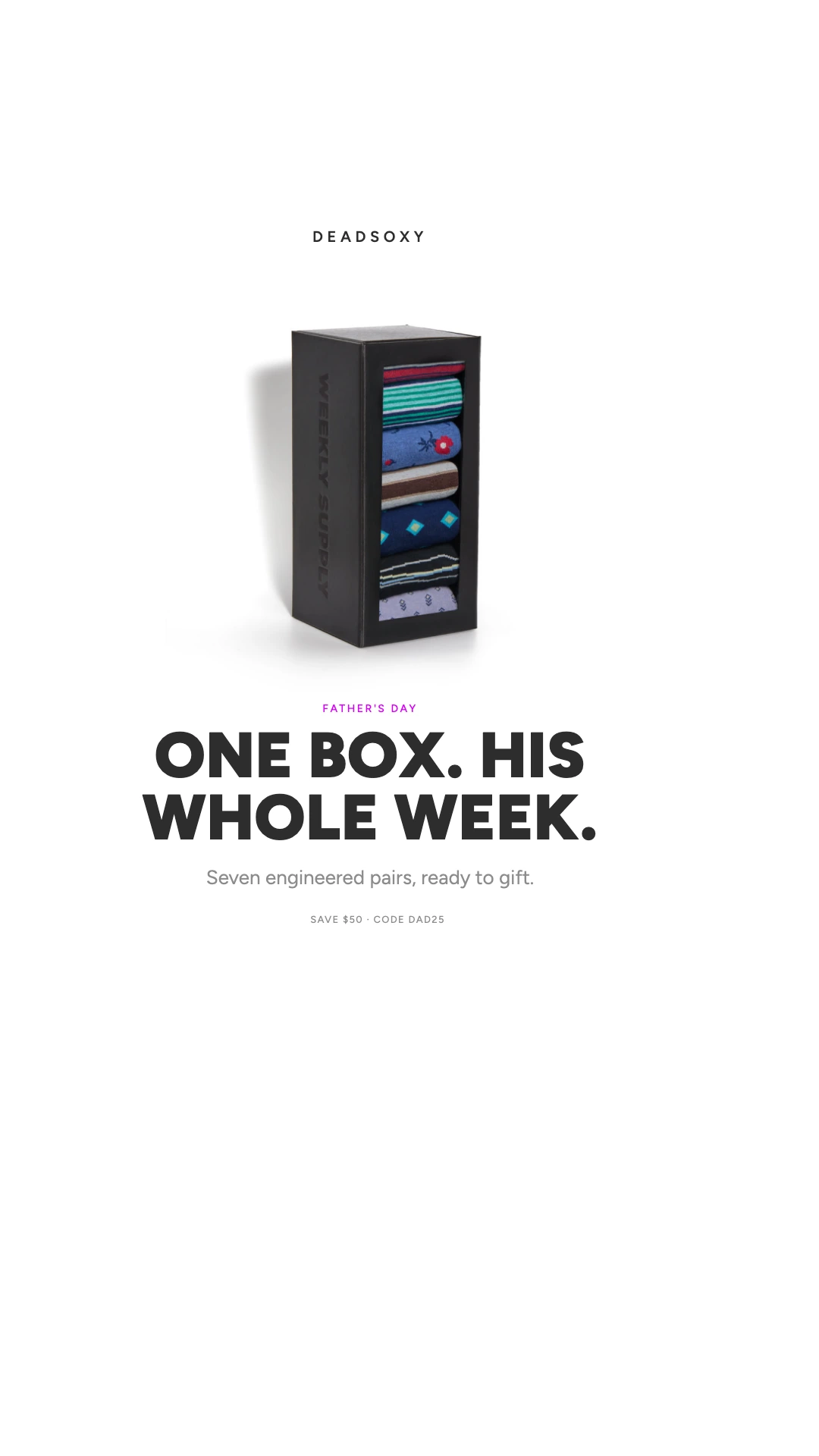 DeadSoxy Facebook ad