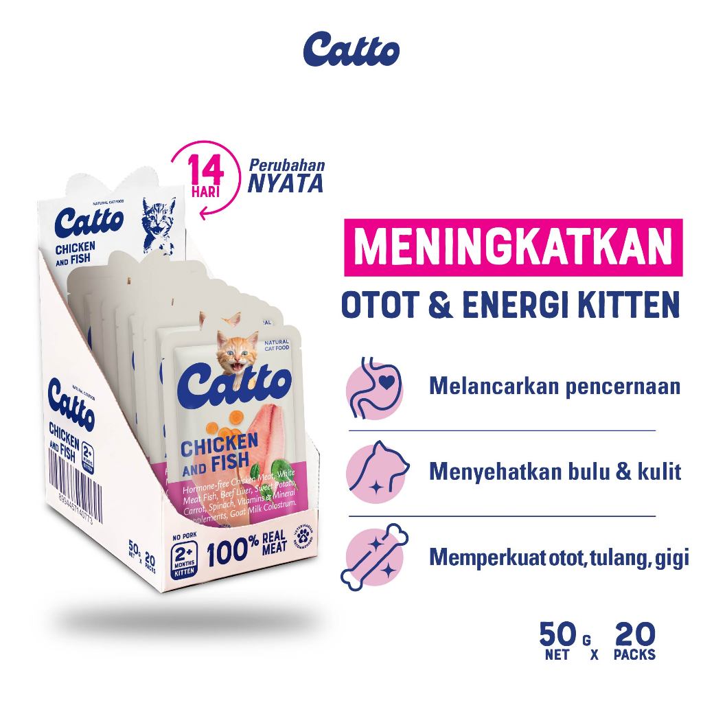 Catto Cat Food Facebook ad