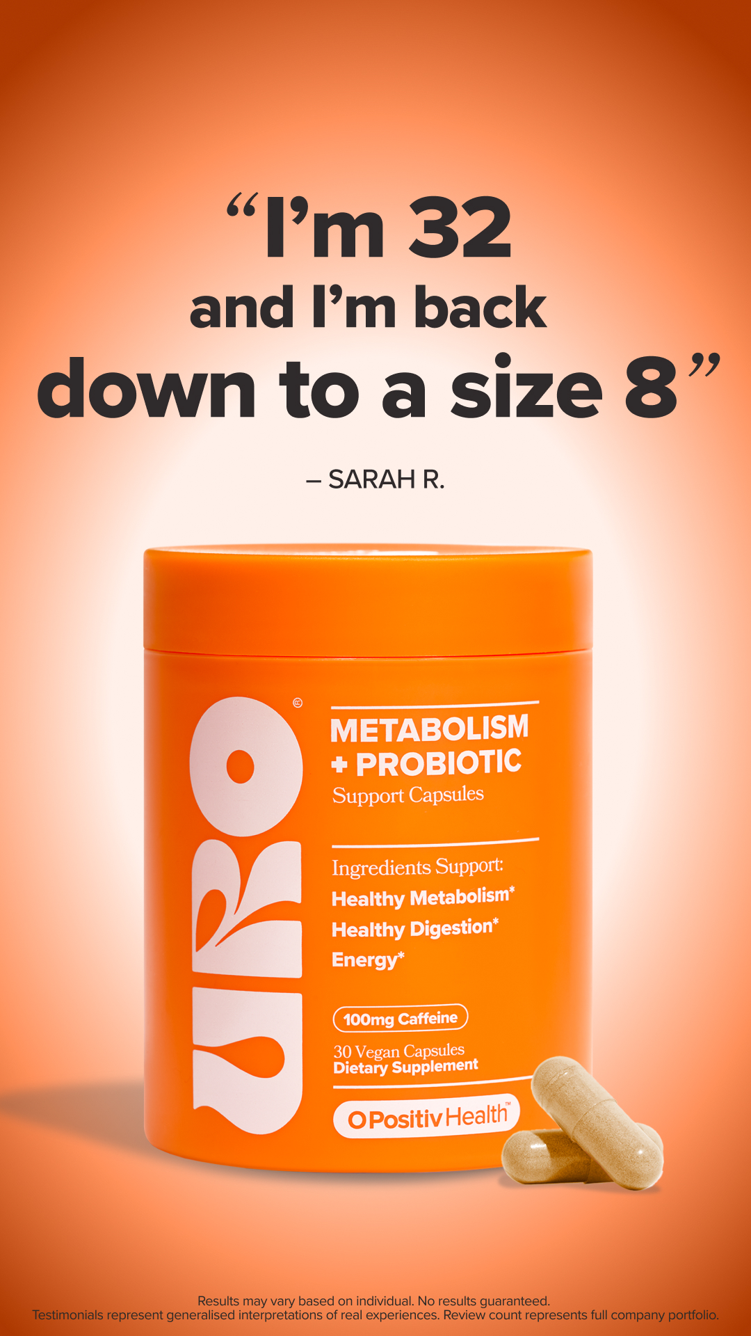 URO Facebook ad: NEW: 4-in-1 Weight Formula