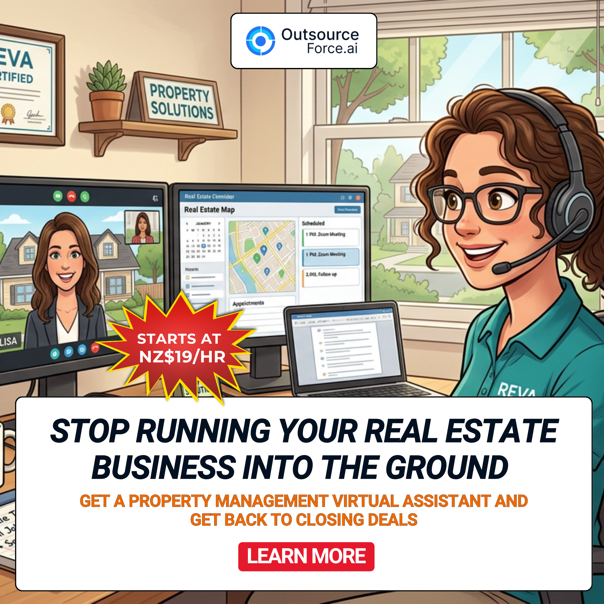 OutsourceForce.ai Facebook ad