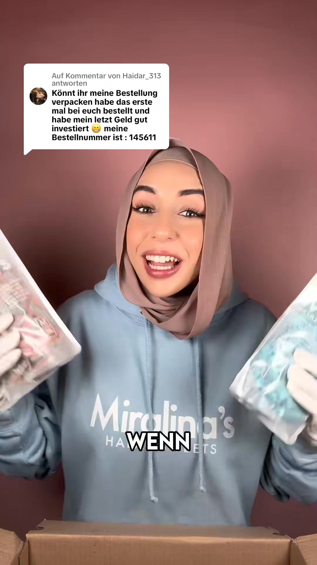 Miralina's Halal Sweets Facebook ad: Entdecke unsere große Auswahl an Halal-Süßwaren