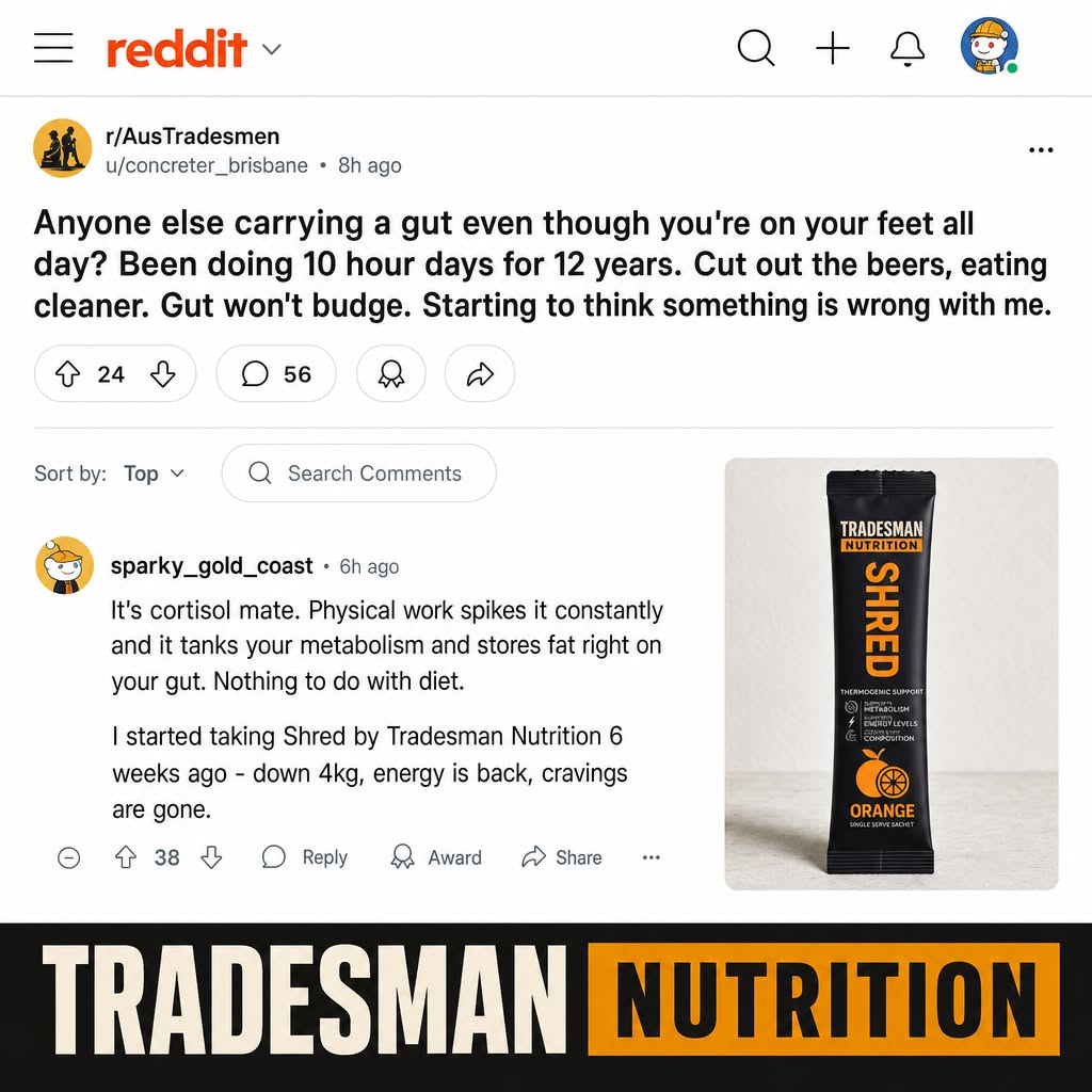 Tradesman Nutrition Facebook ad