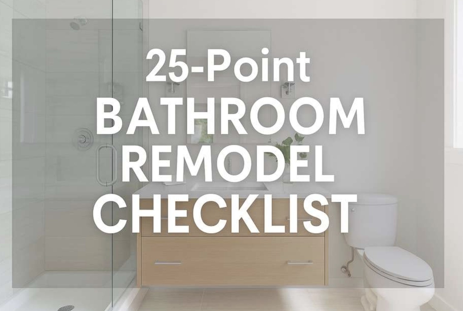 HOME PERFECT RESTORATION Facebook ad: 25-Point Bathroom Remodel Checklist