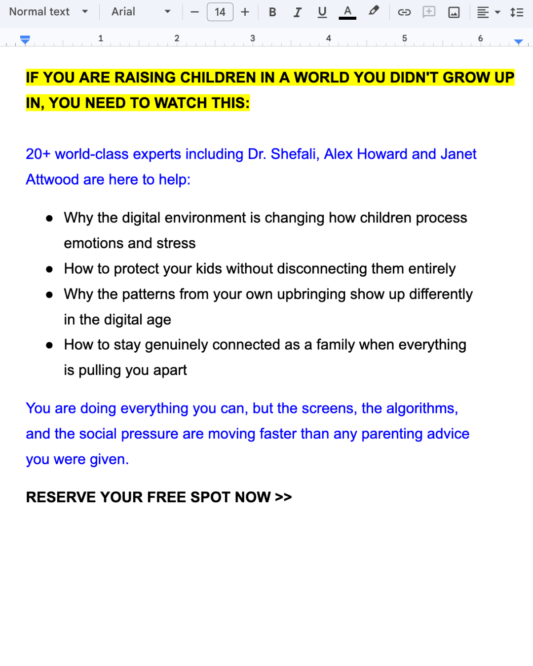 I Challenge You Facebook ad: Trauma Healing in the Age of AI & Social Media Summit