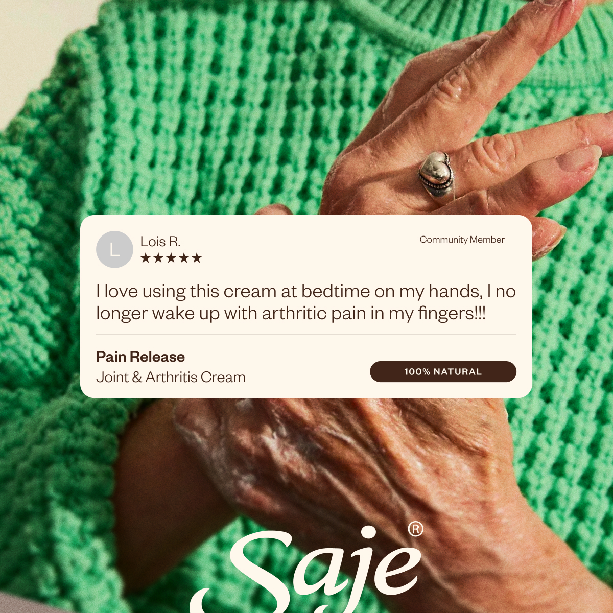 Saje Wellness Facebook ad
