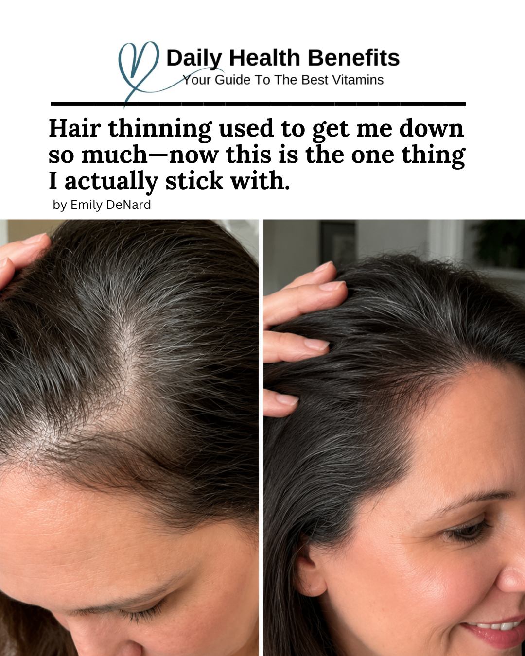 Certified Trichologist & Scalp Specialist Emily DeNard, Emunah Beauty Facebook ad