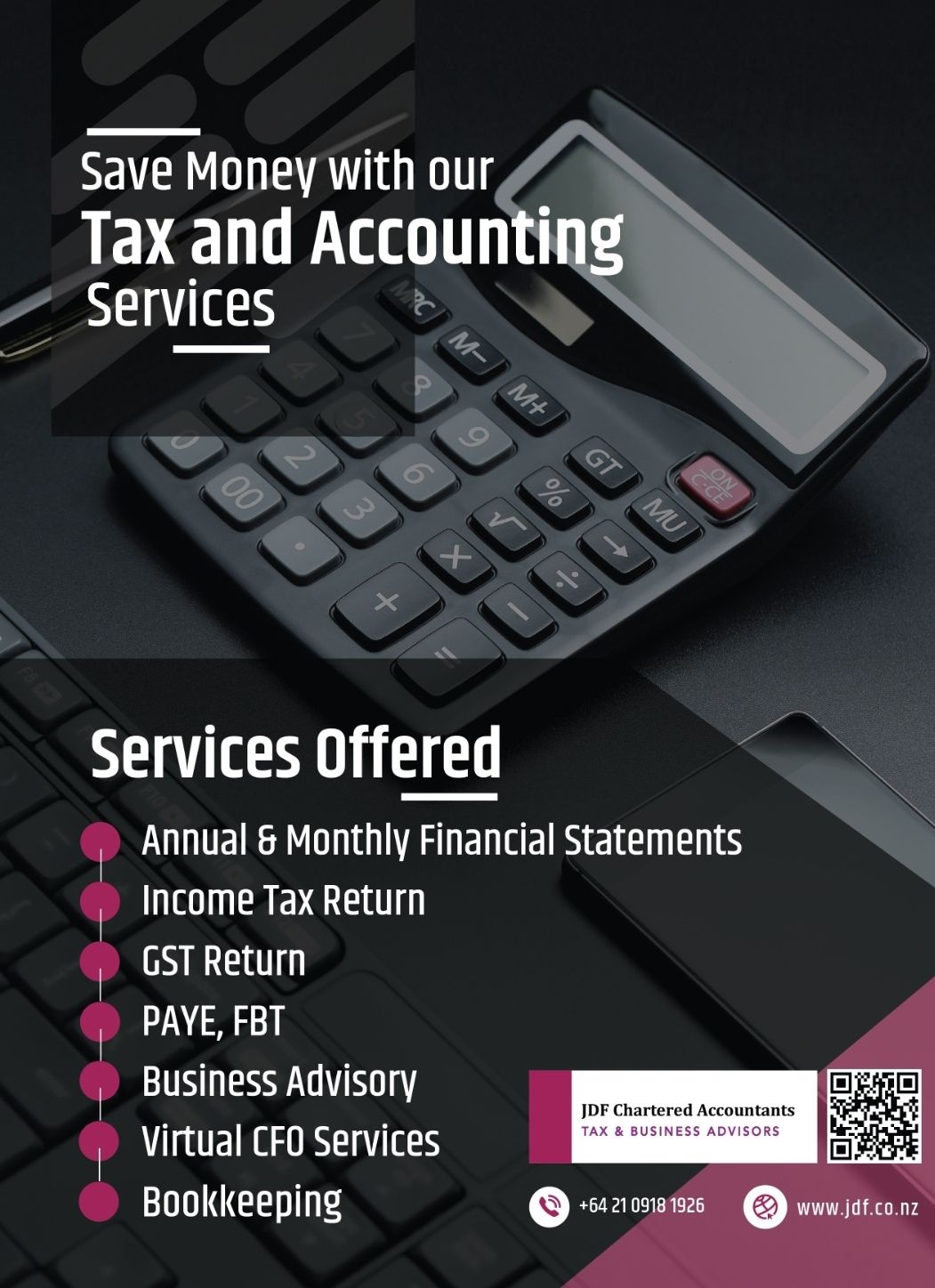 JDF Chartered Accountants Facebook ad: ** Need Help with Your Year-End Accounts &…
