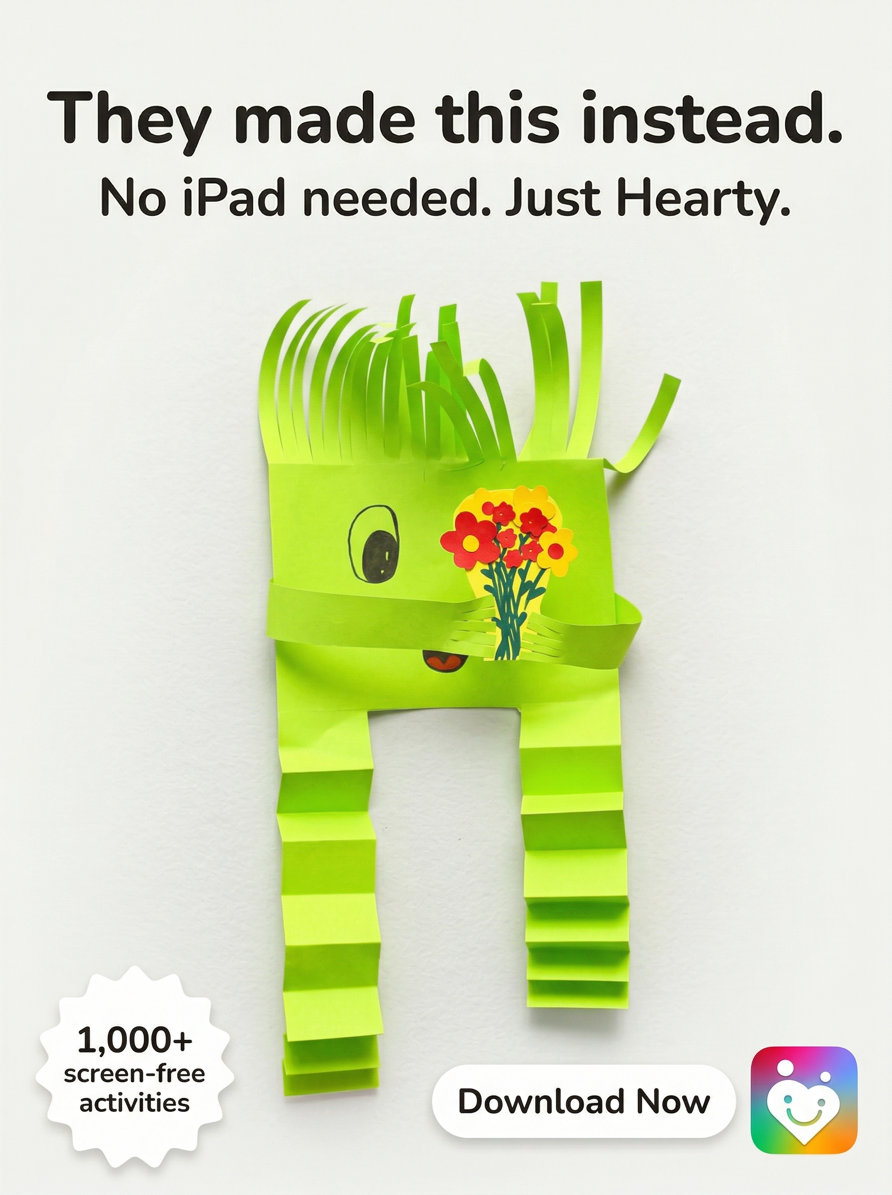 Hearty App Facebook ad