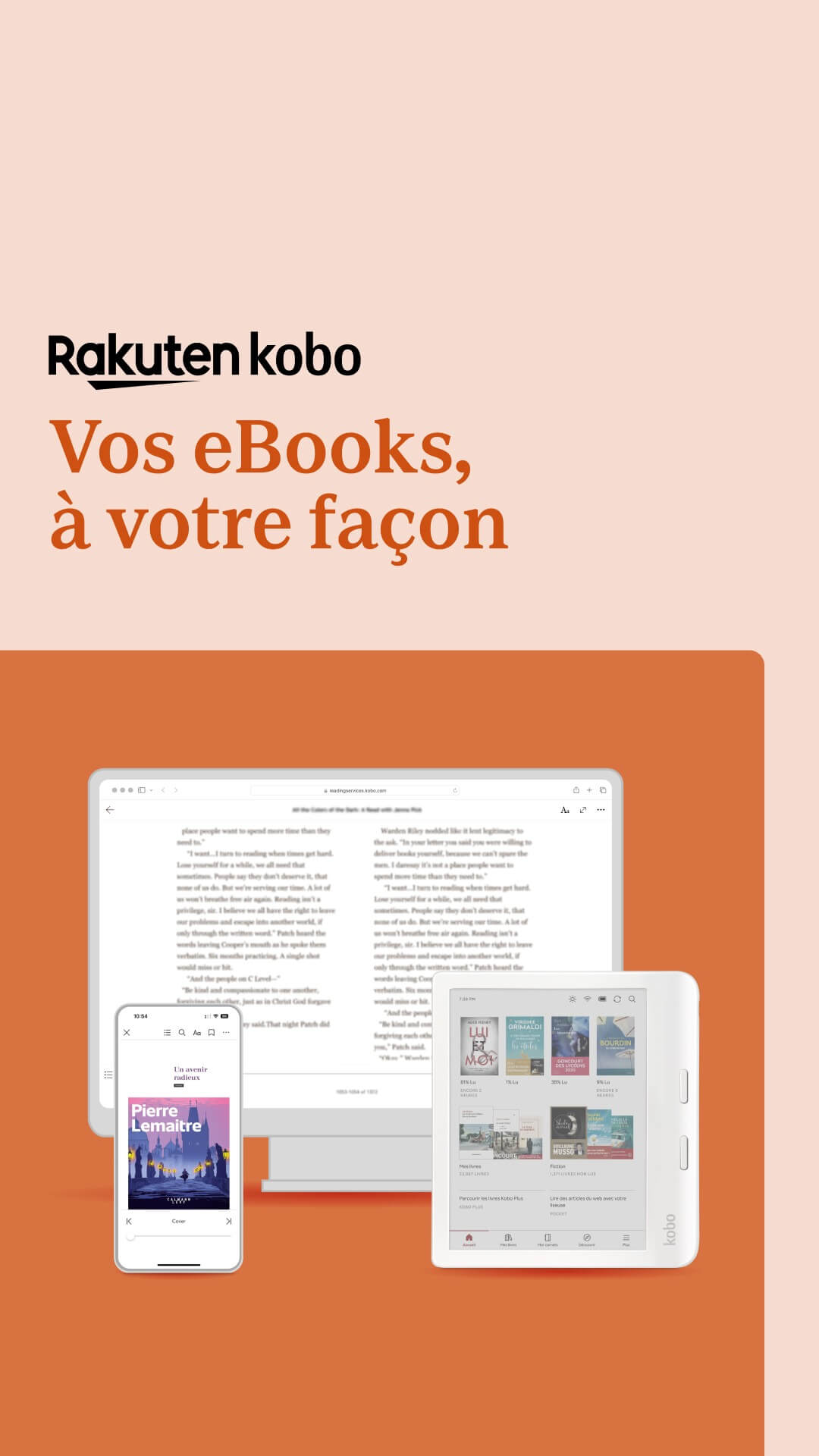 Kobo Facebook ad