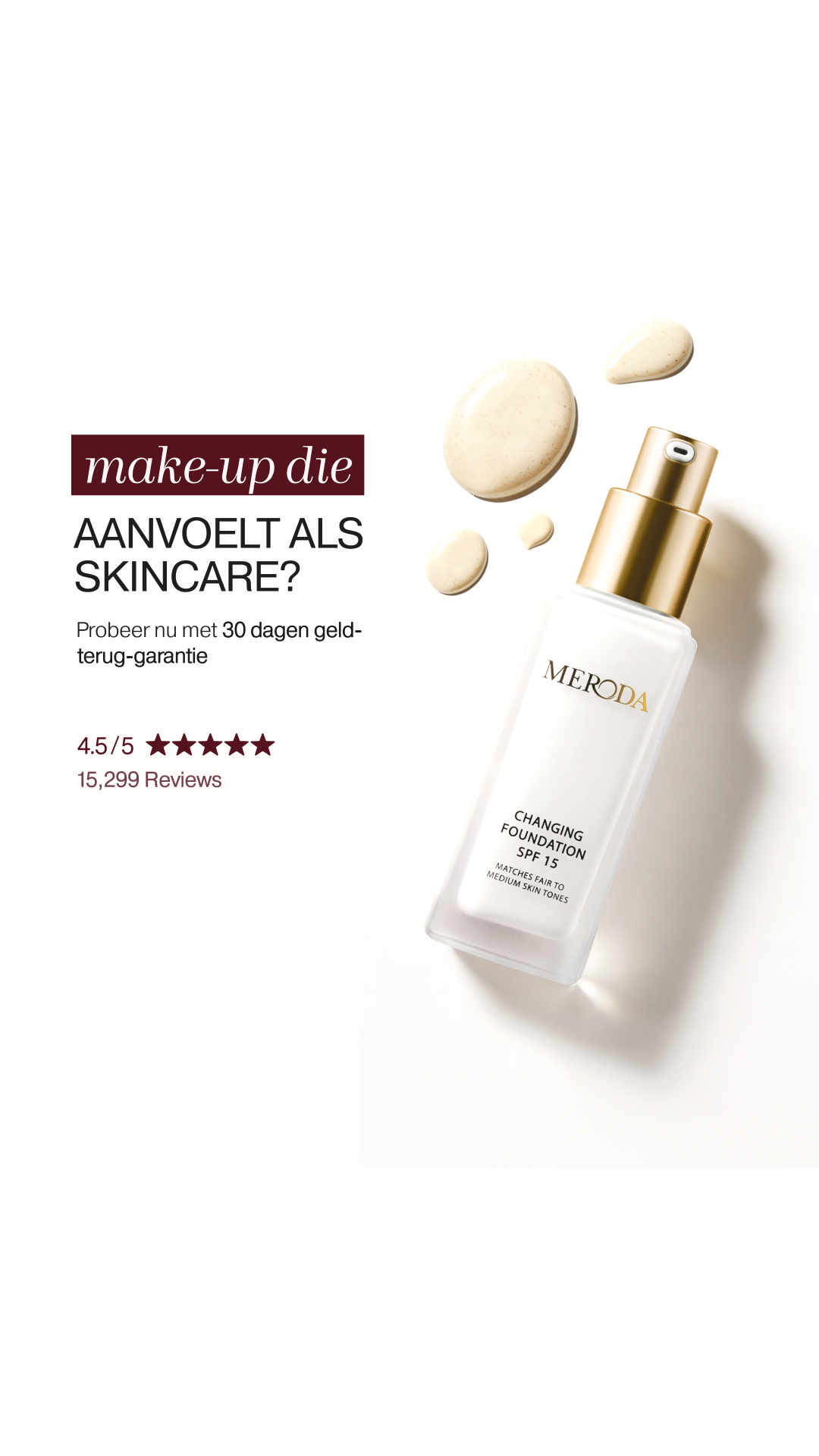 Meroda Cosmetics Facebook ad