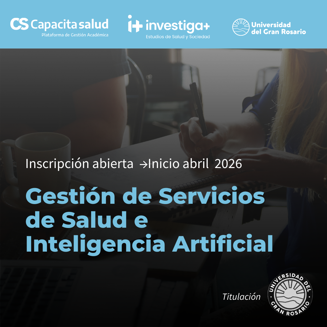 Capacita Salud: Gestión de sistemas y servicios de salud Facebook ad: Chatea con nosotros