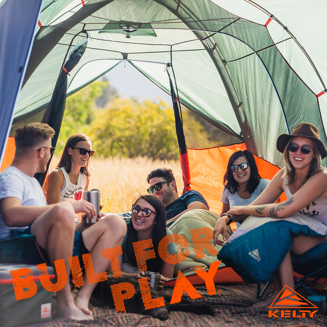 Kelty Facebook ad: A PLACE TO REST & SPACE FOR WHATEVER'S…