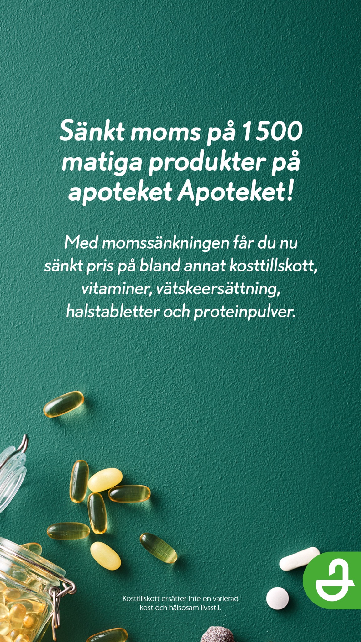 Apoteket Facebook ad from Apr 1, 2026