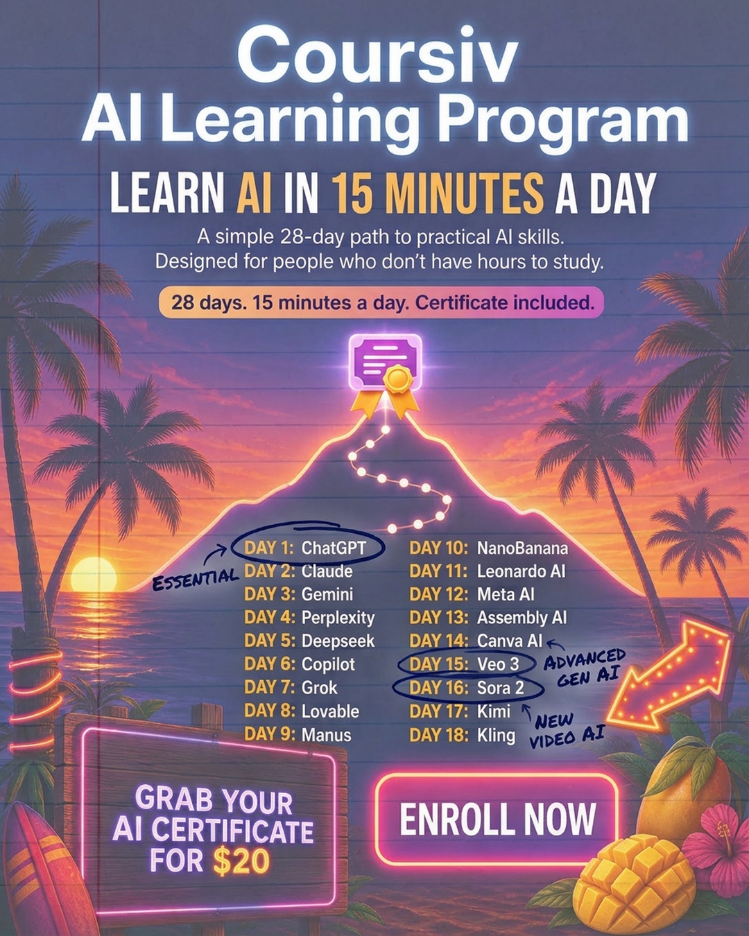 AI Essentials Facebook ad