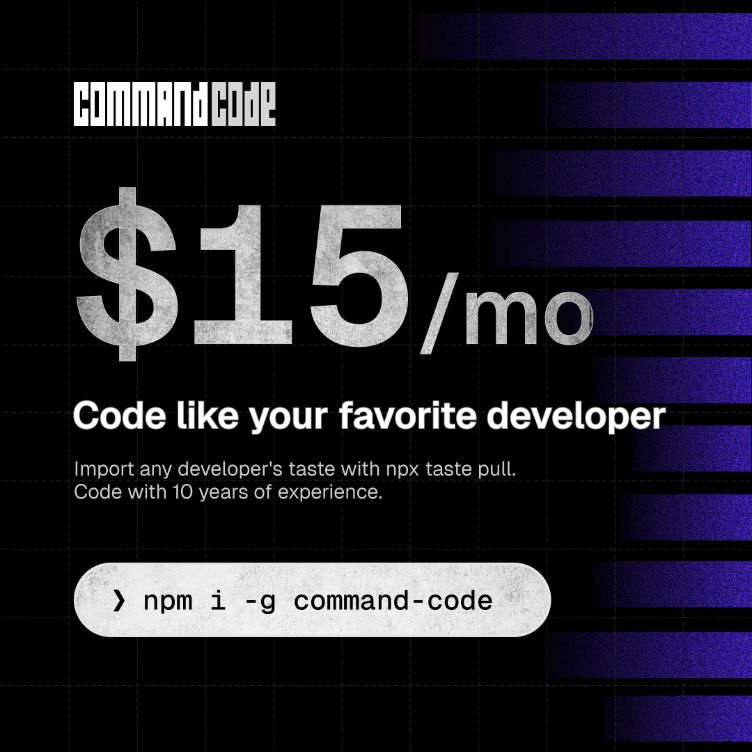 Command Code Facebook ad: Best coding agent for open models (Kimi, DeepSeek…