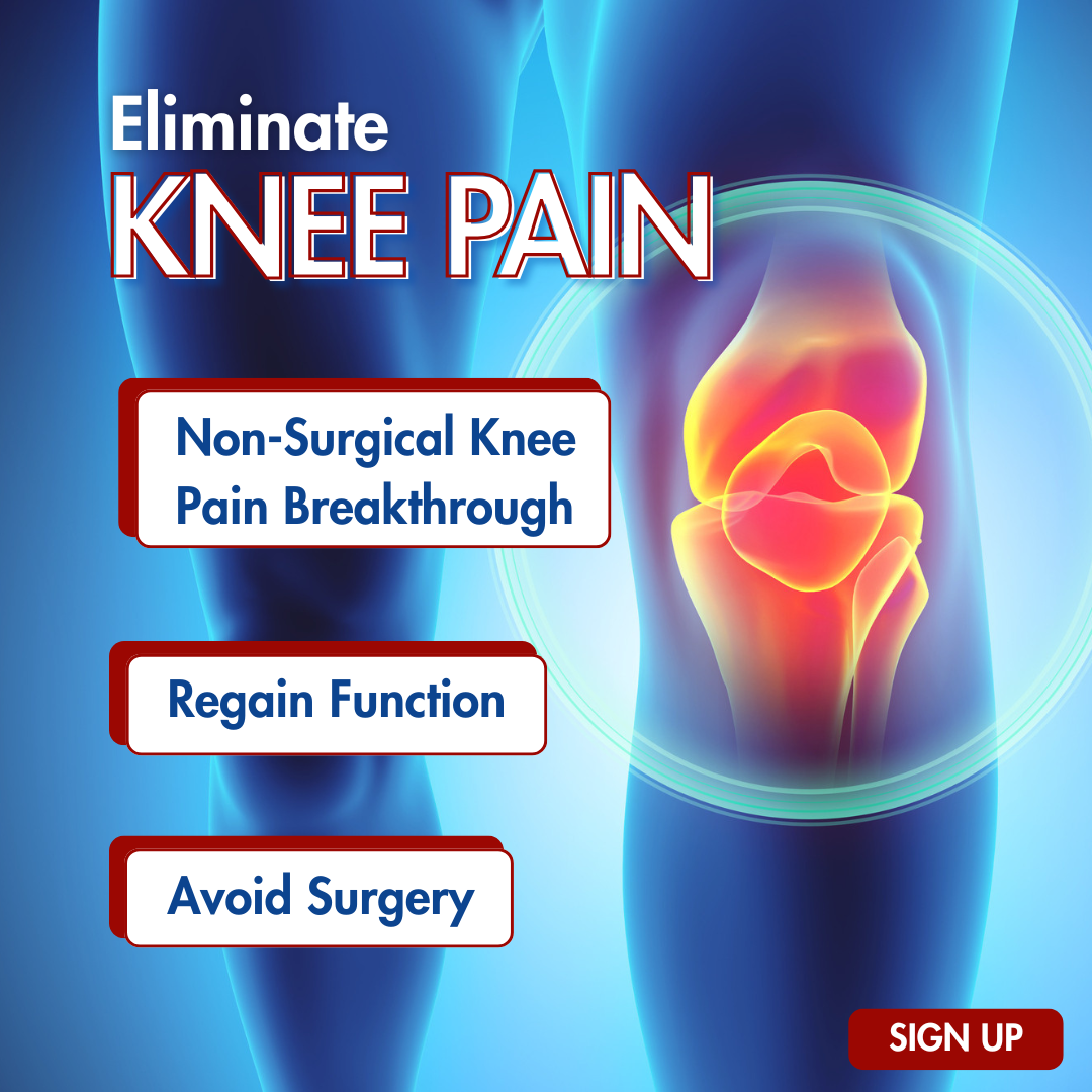 Canyon Ridge Integrative Health Facebook ad: Breakthrough Rapid Knee Pain Relief Program in Castle Pines