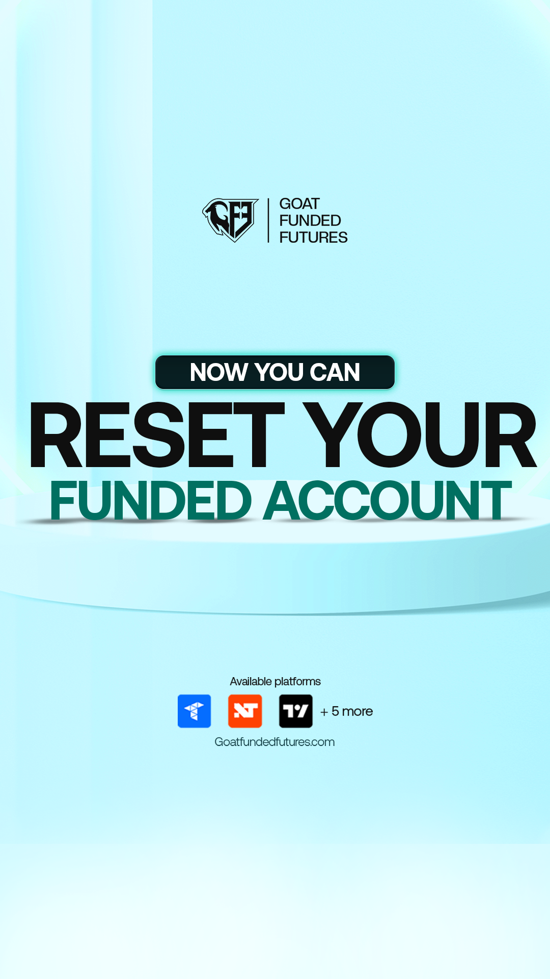Goat Funded Futures Facebook ad