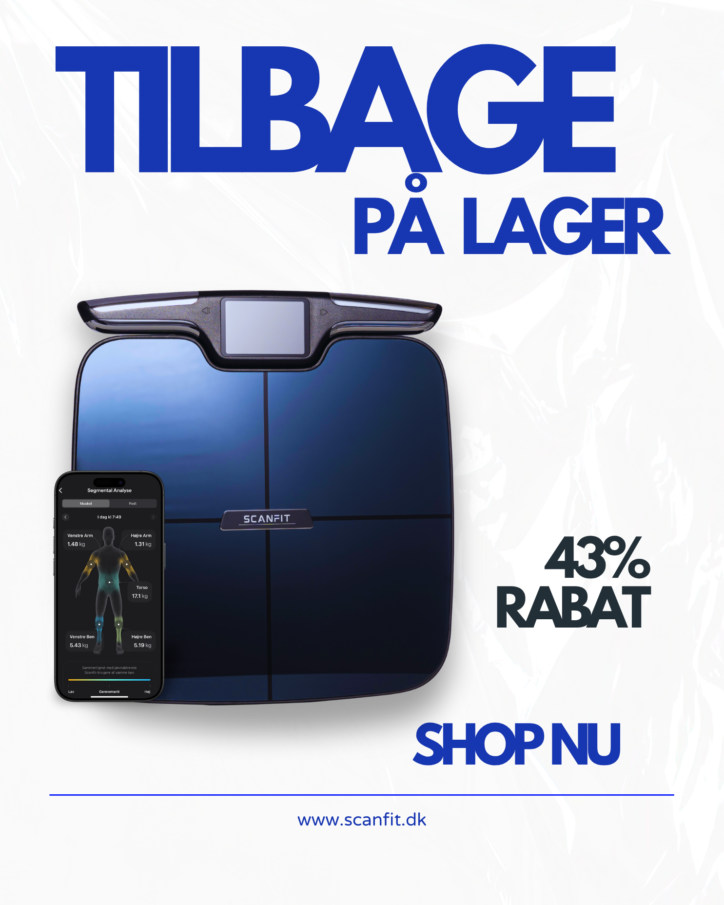 Scanfit Facebook ad: 100-dages tilfredshedsgaranti