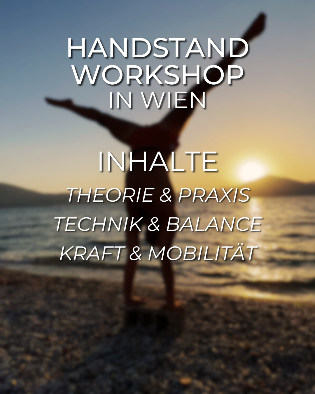 Dario Lo Voi Facebook ad: Handstand-Workshop in Wien, Technik, Balance & Kontrolle