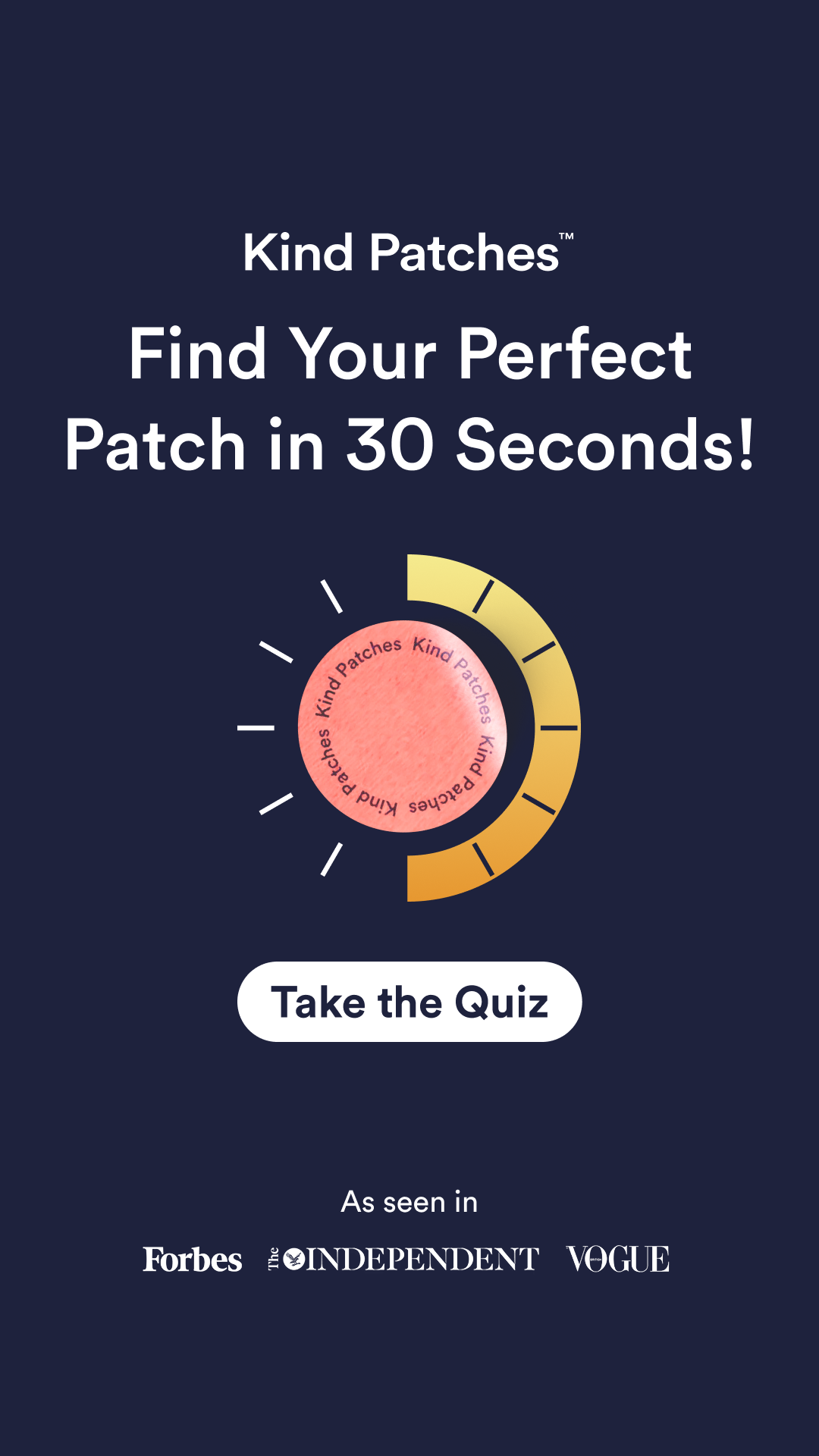 Kind Patches Facebook ad