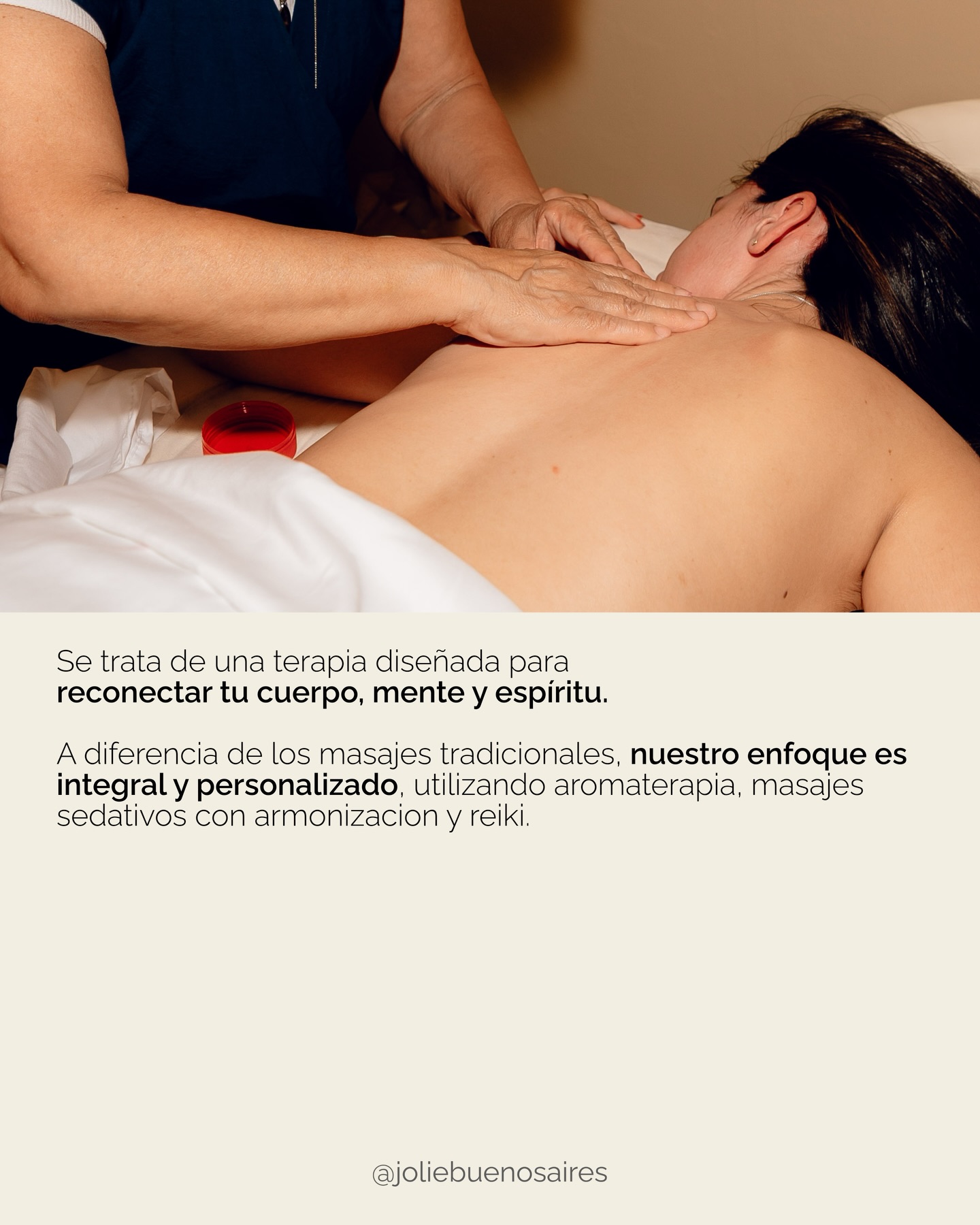 Jolie Salon Facebook ad: A veces lo simple también es lo que…