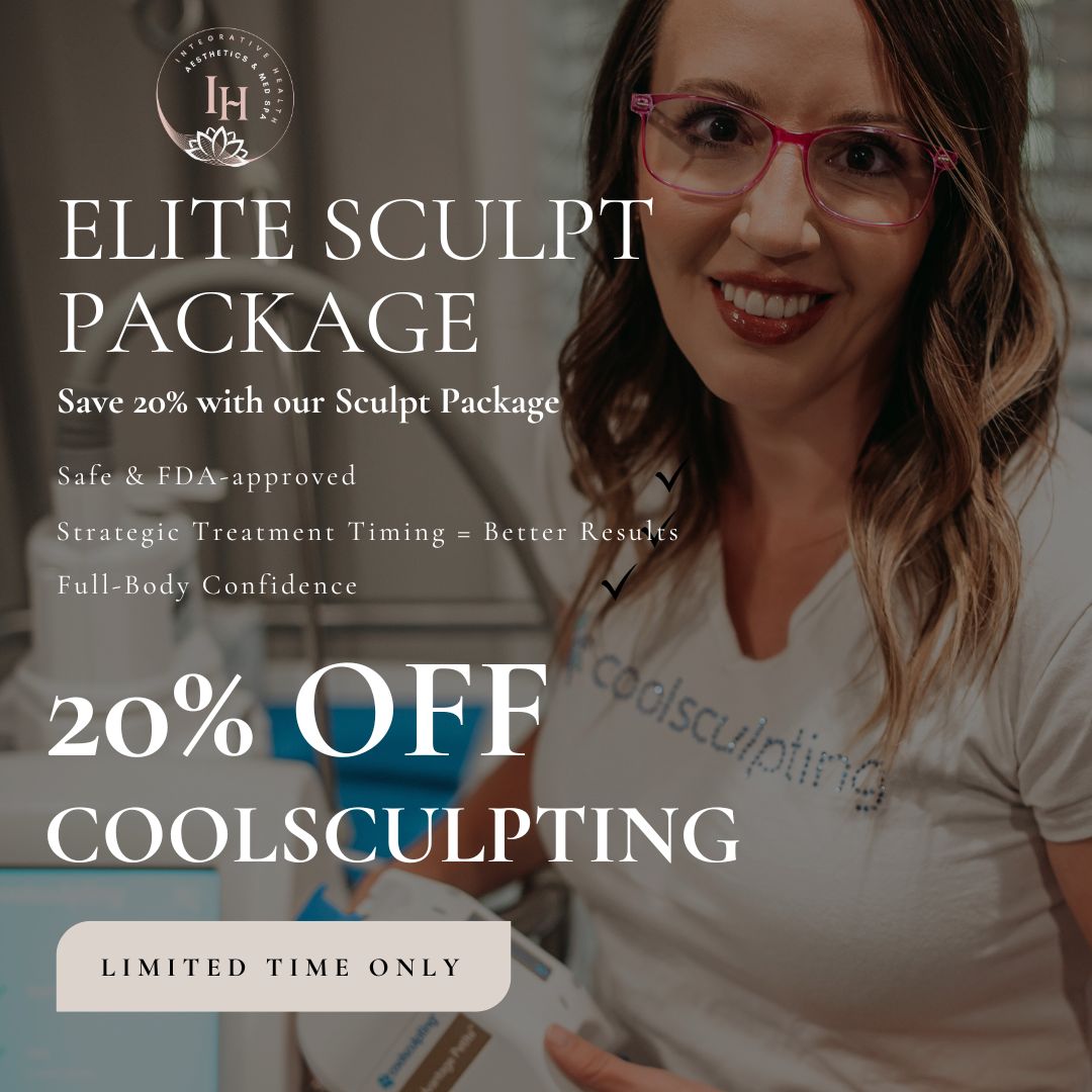 Integrative Health & Wellness Facebook ad: 20% OFF CoolSculpting That's Cool!