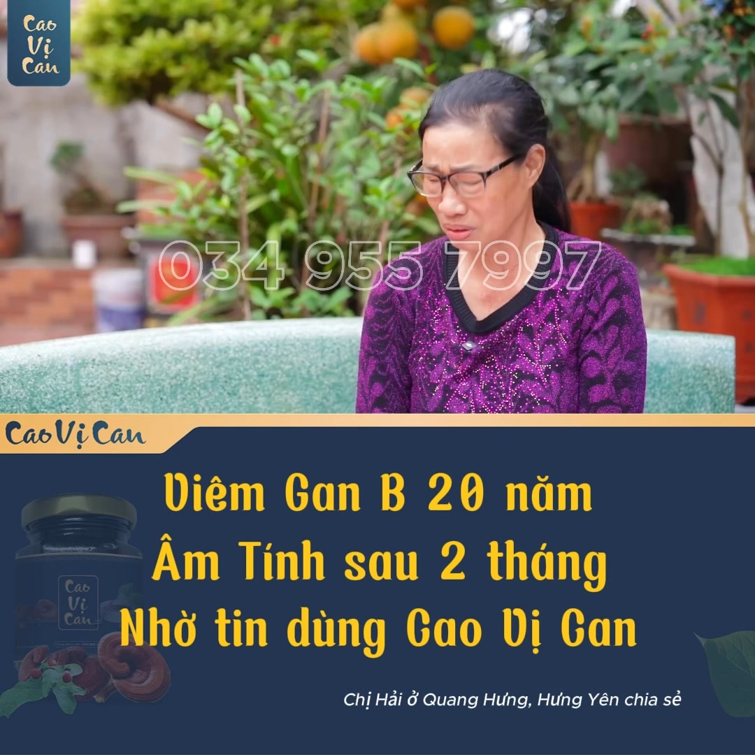 Cao Vị Can - Dùng Cho Xơ Gan, Viêm Gan, Gan Nhiễm Mỡ, Men Gan Cao Facebook ad: Cao Vị Can - Niềm tin cho người Xơ gan, Viêm Gan, Men Gan…